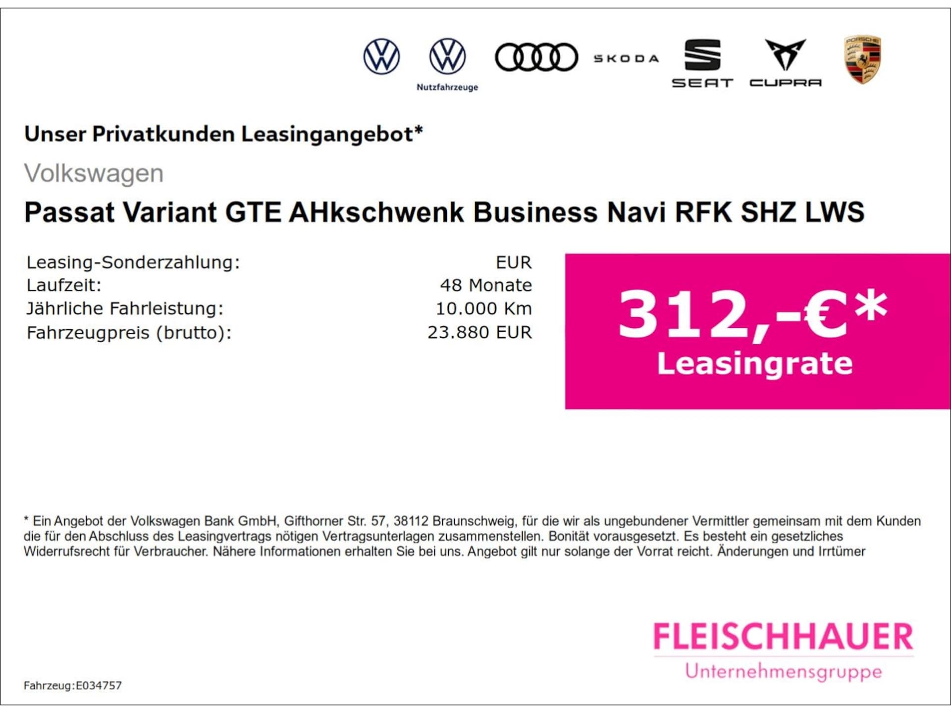Volkswagen Passat Variant GTE