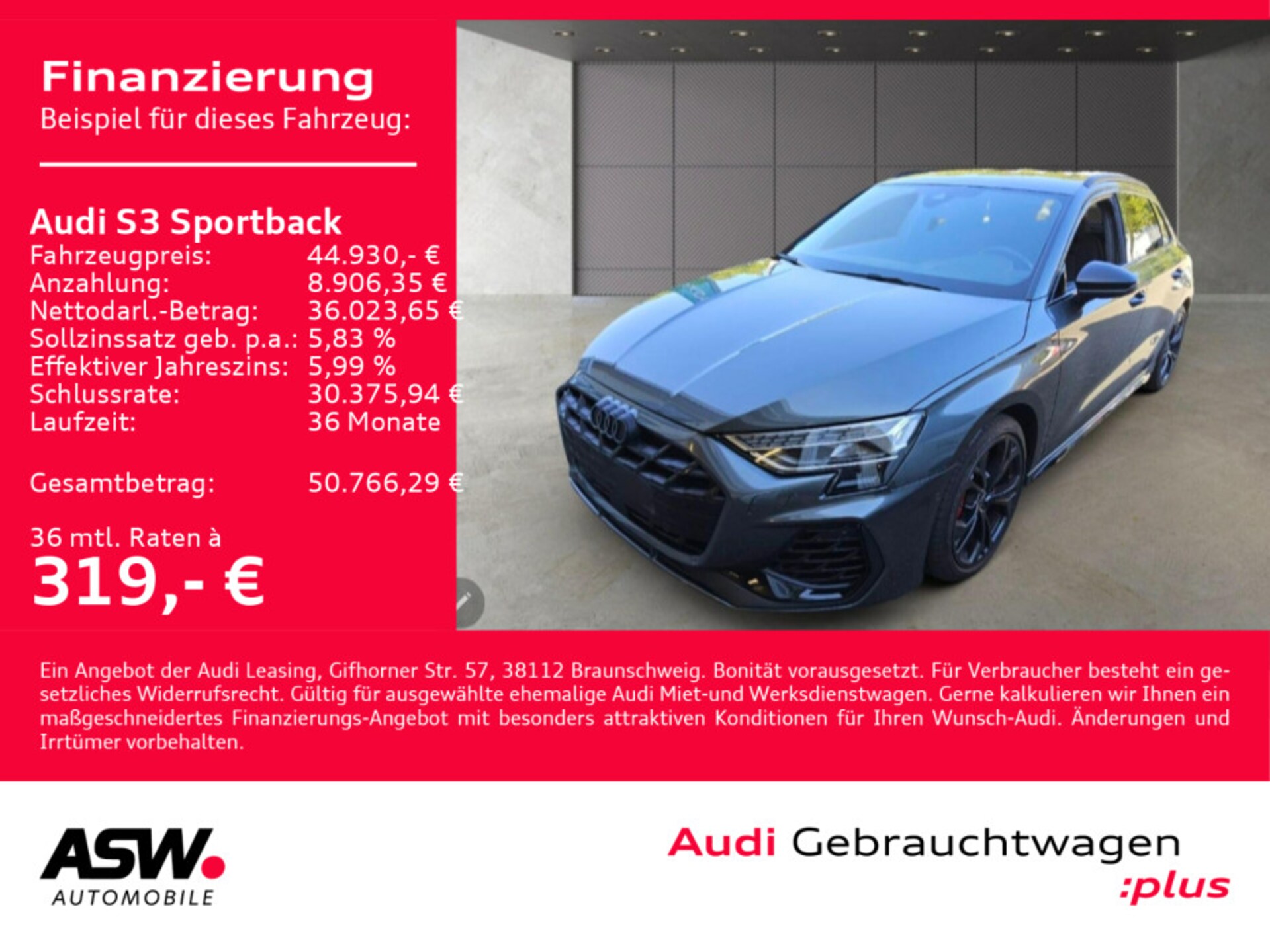 Audi S3 Sportback