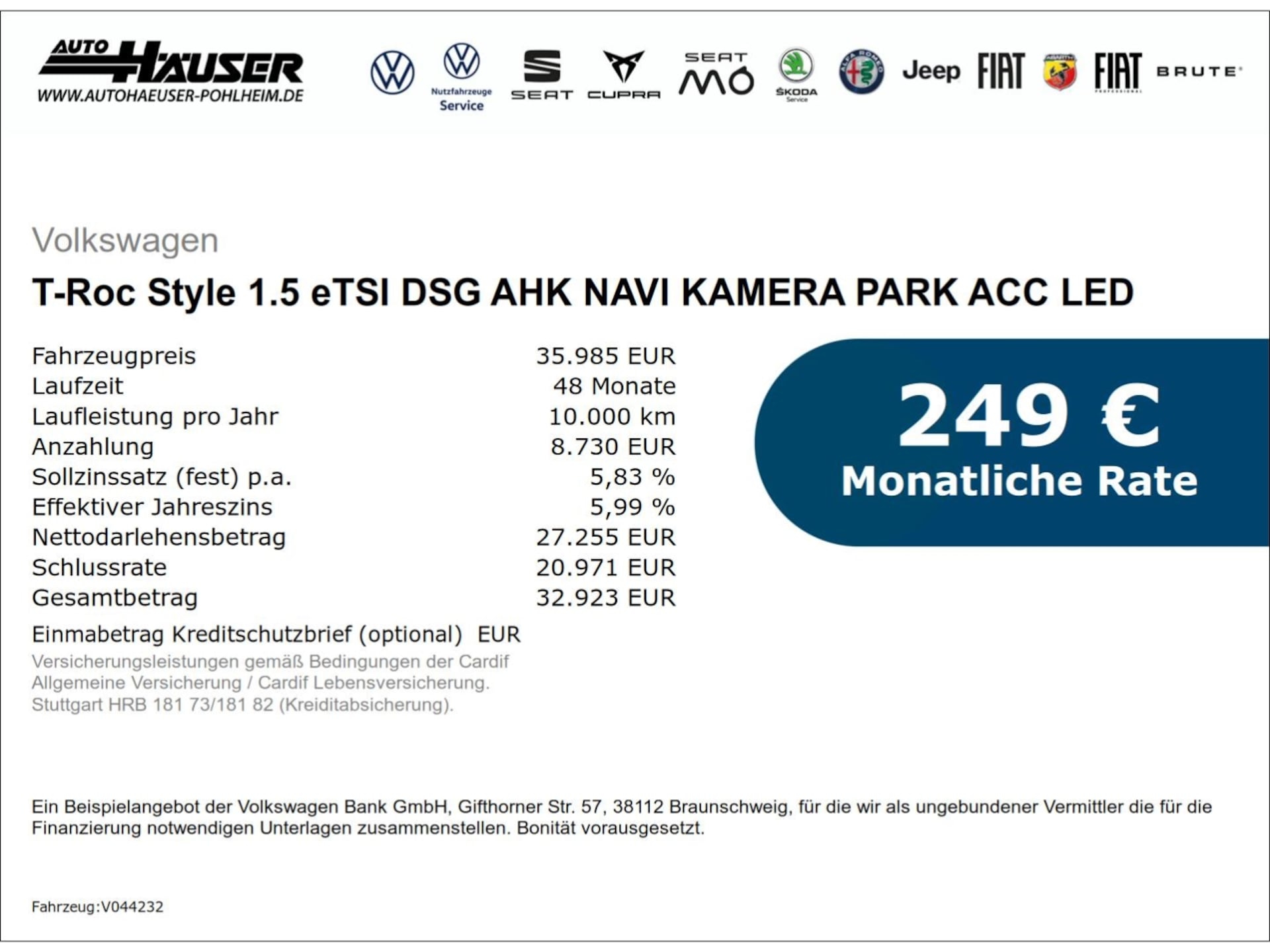 Volkswagen T-Roc Style