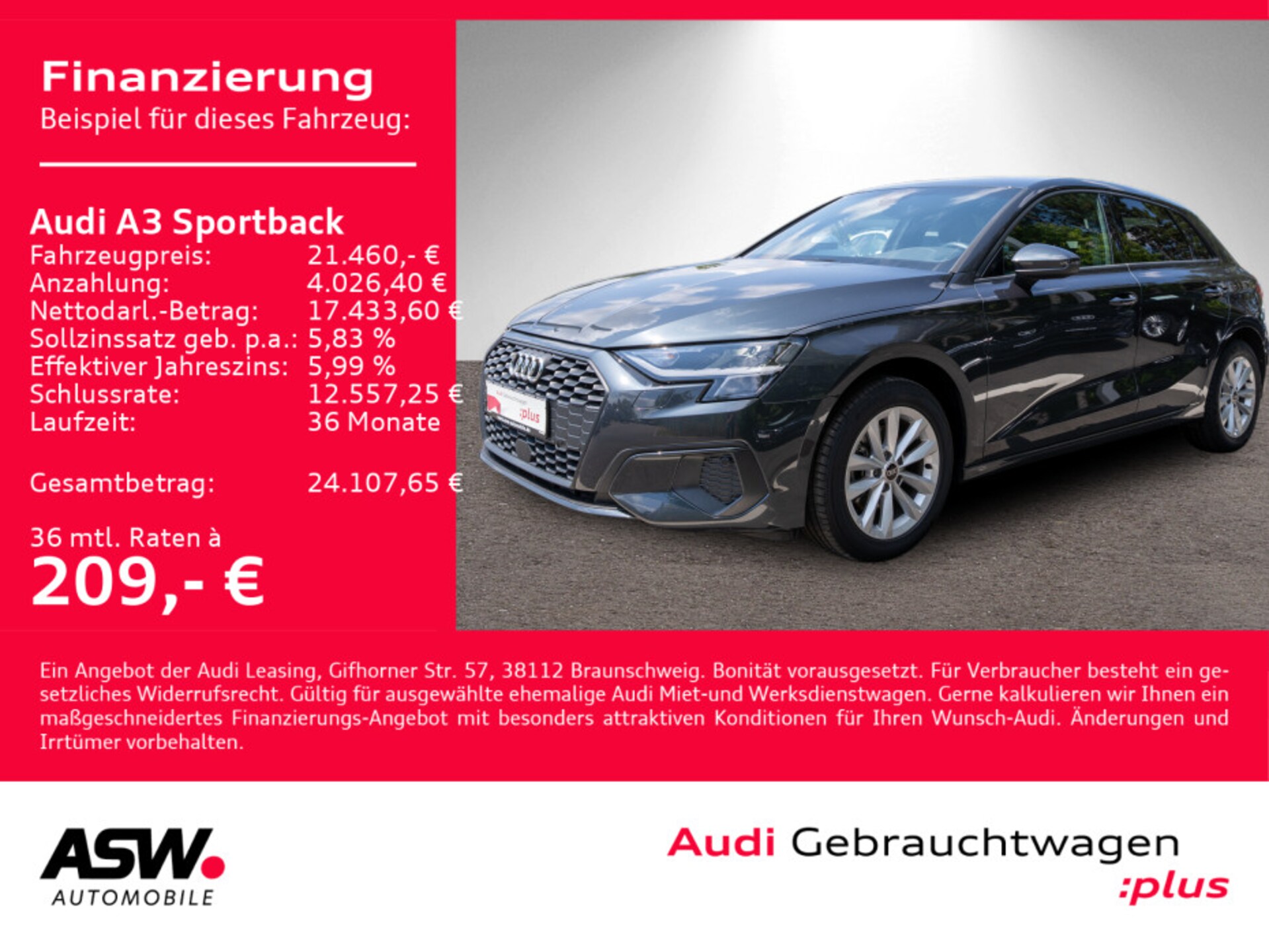 Audi A3 Sportback