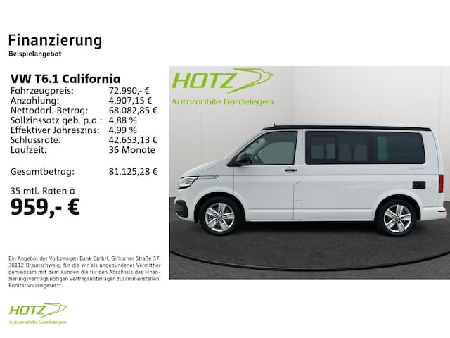 Volkswagen T6.1 California
