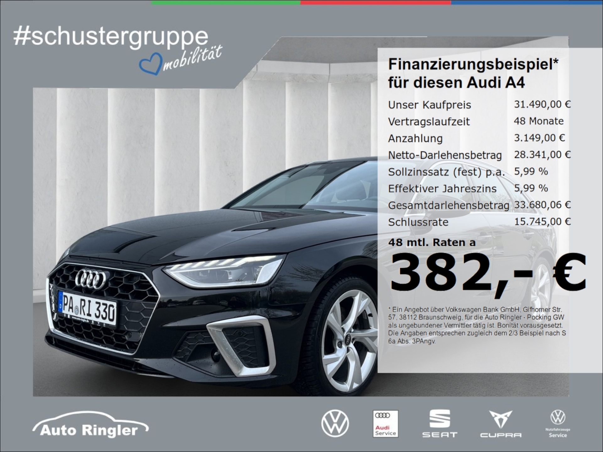 Audi A4 Avant S line