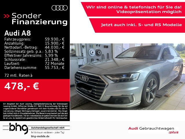 Image about Audi A8 TFSI e 60 TFSI e quattro tiptronic