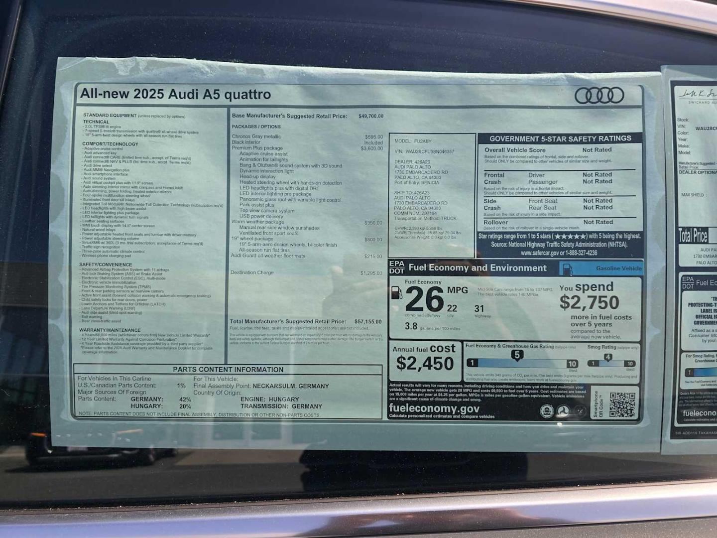 2025 Audi New A5 Premium Plus - Photo 19
