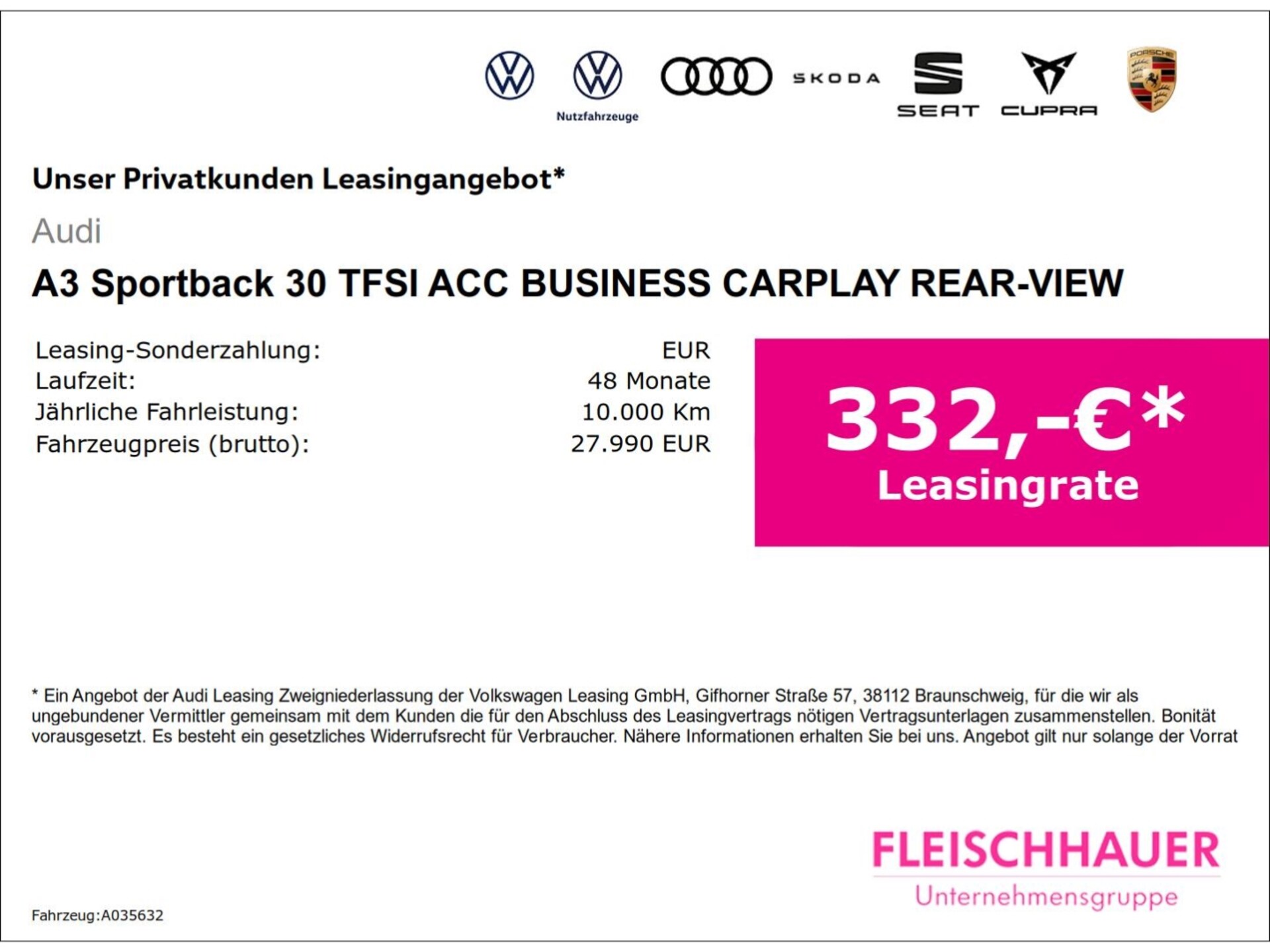 Audi A3 Sportback