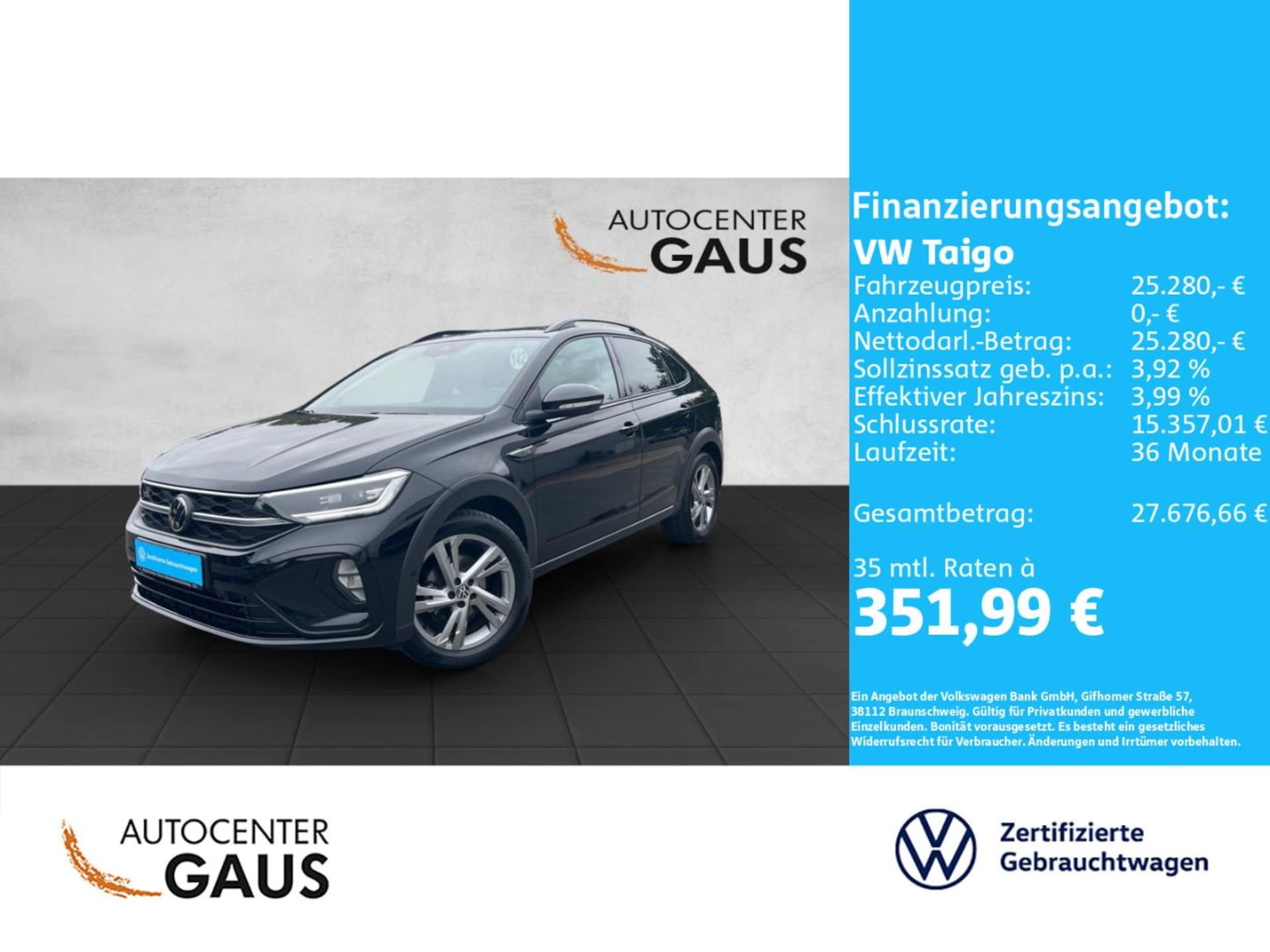 Volkswagen Taigo R-Line