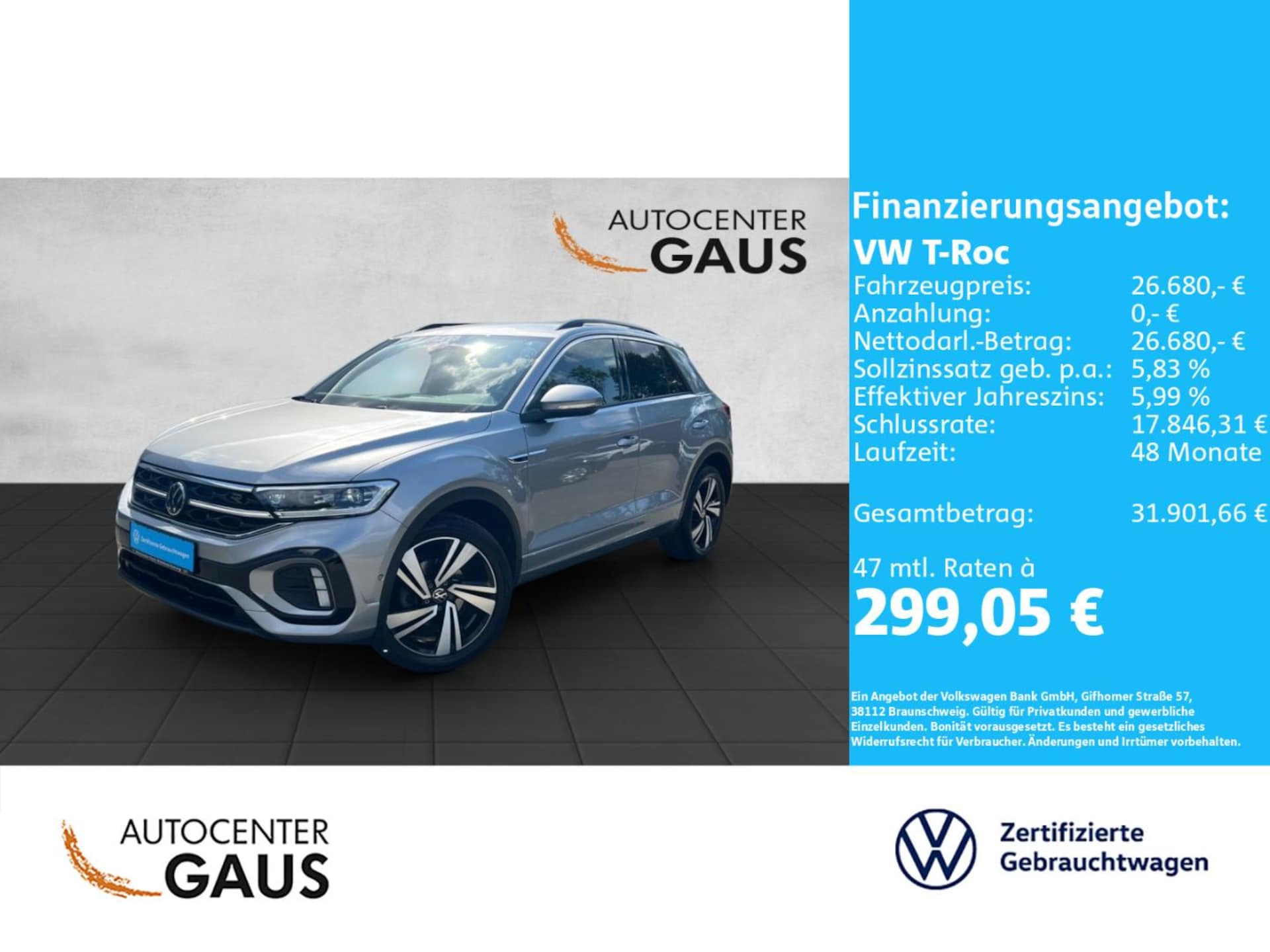 Volkswagen T-Roc R-Line