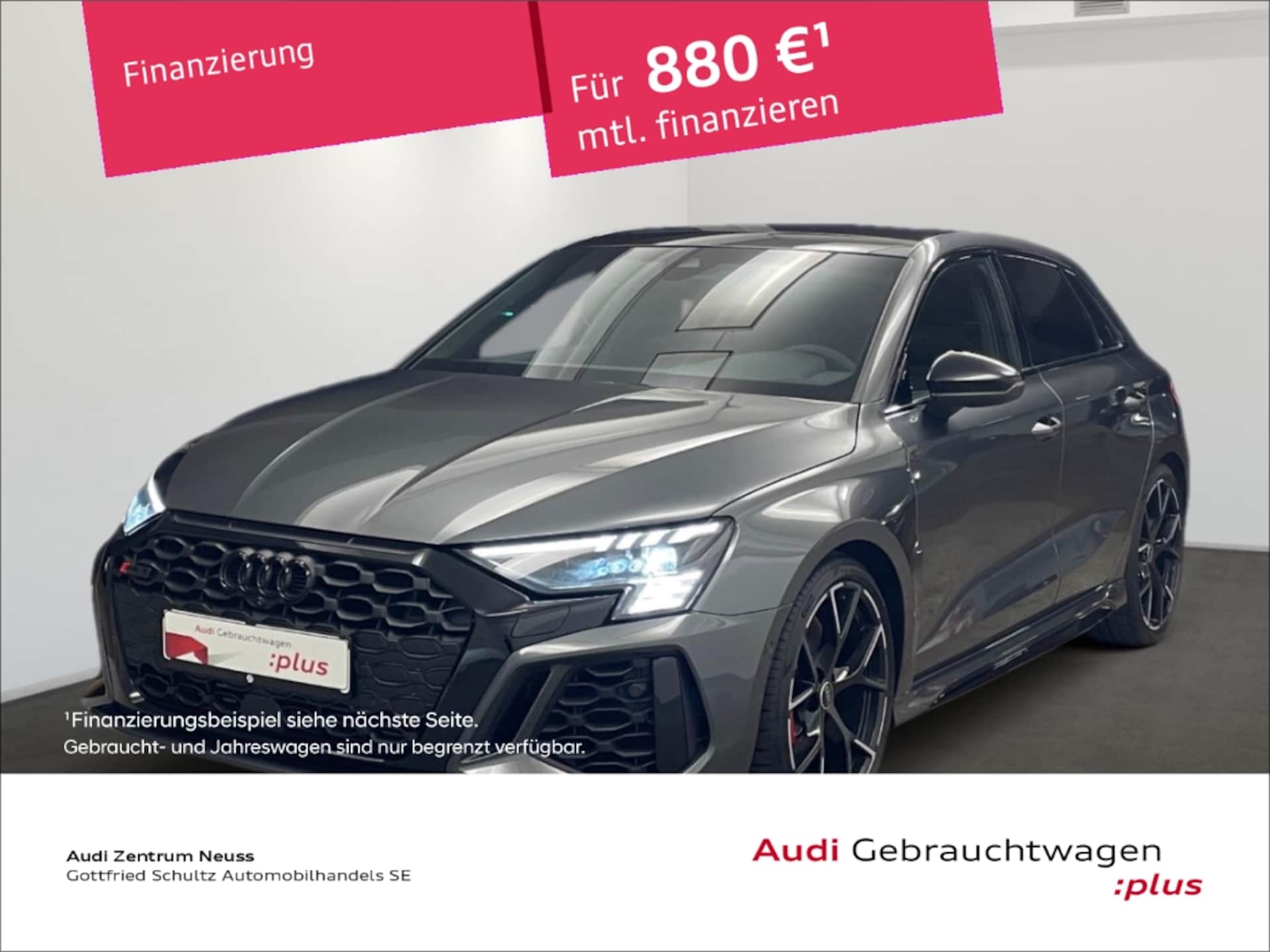 Audi RS 3 Sportback — Audi RS 3 Sportback 3 294 kW (400 PS) S tronic Sportback 2.5 TFSI quattro Automatik Pano B&O ACC Kamera