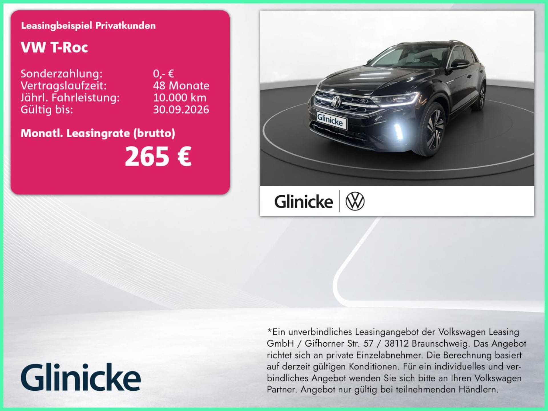 Volkswagen T-Roc 2022 — T-Roc 1.5 TSI R-Line AHK LED LM 18" Navi RFK ACC