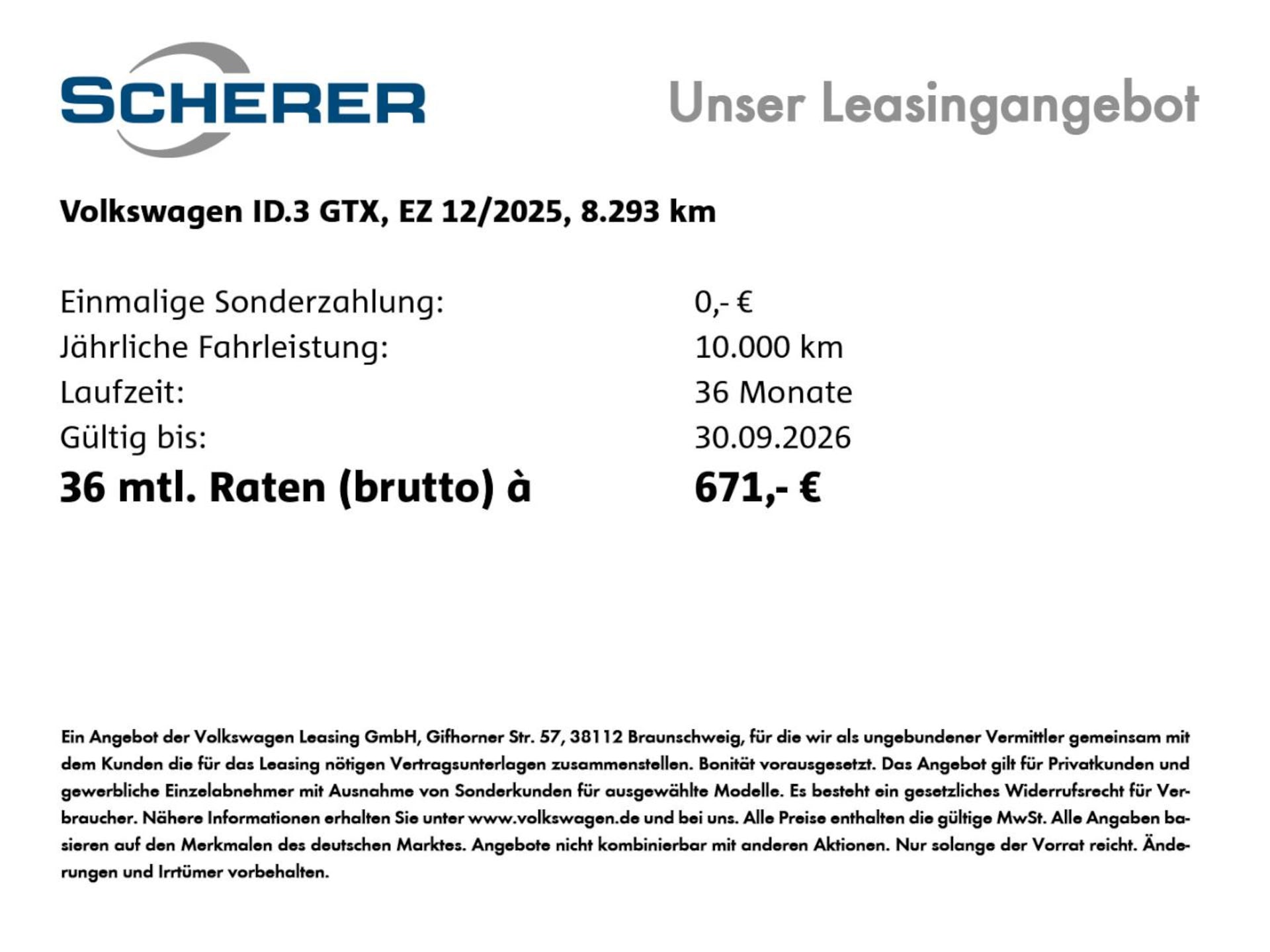 Volkswagen ID.3 GTX Performance