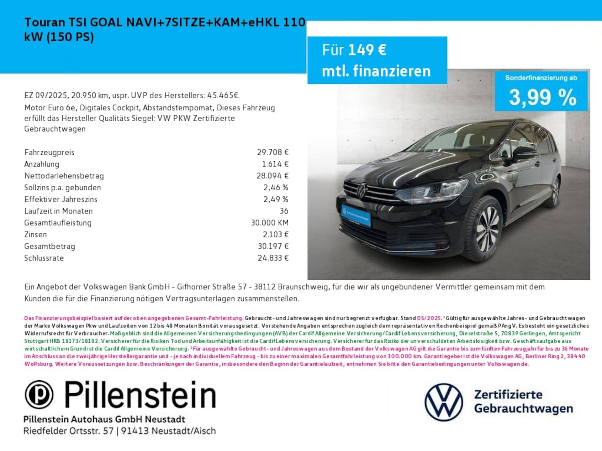 Volkswagen Touran Comfortline