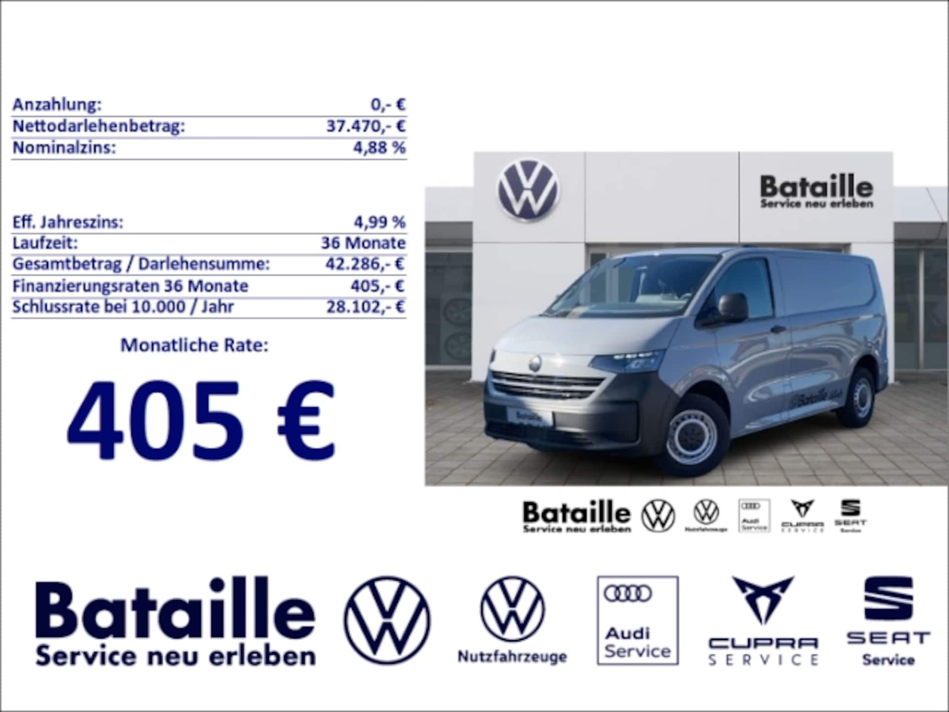 Volkswagen Transporter Kasten kurzer Radstand