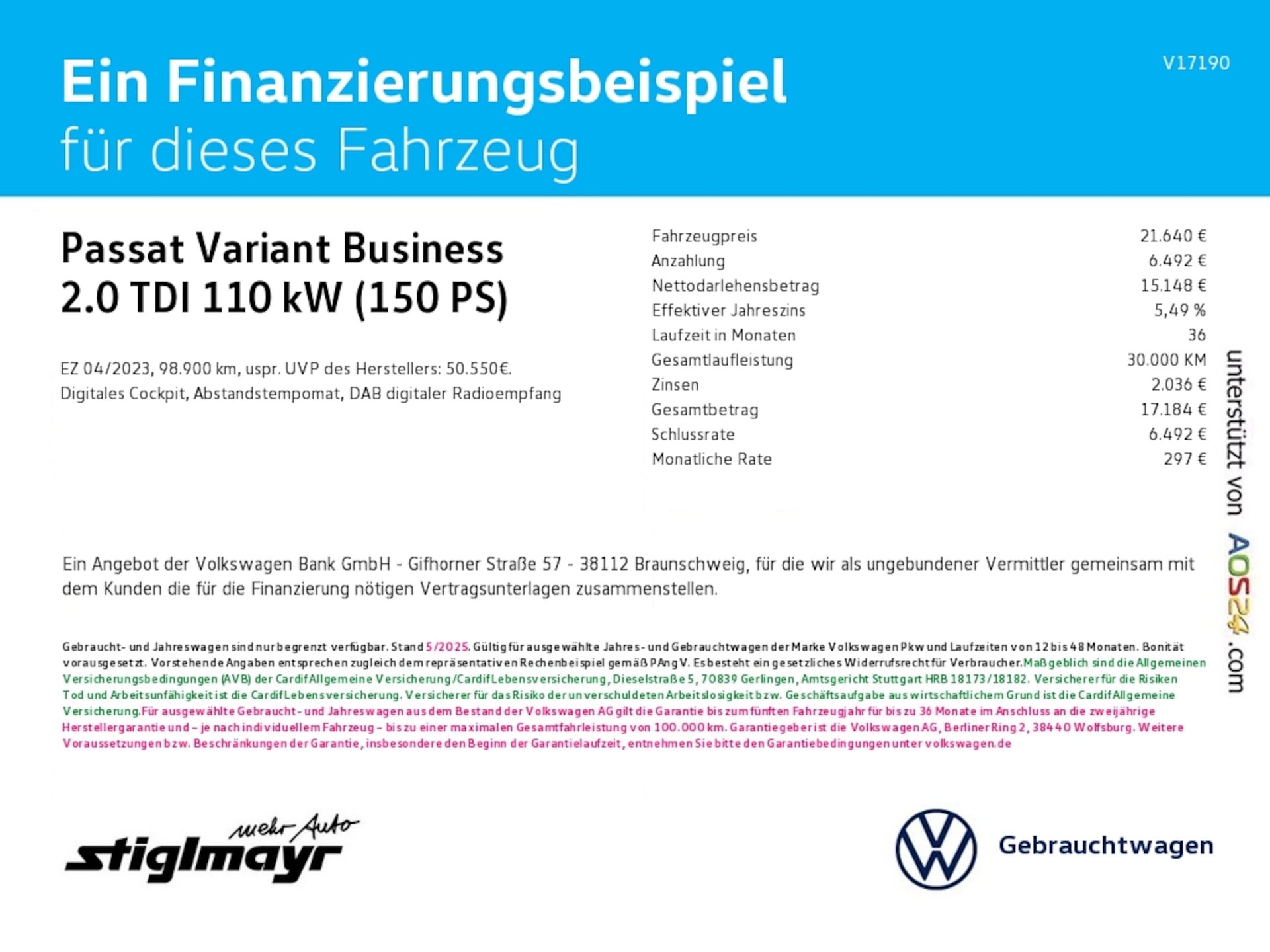 Volkswagen Passat Variant Business