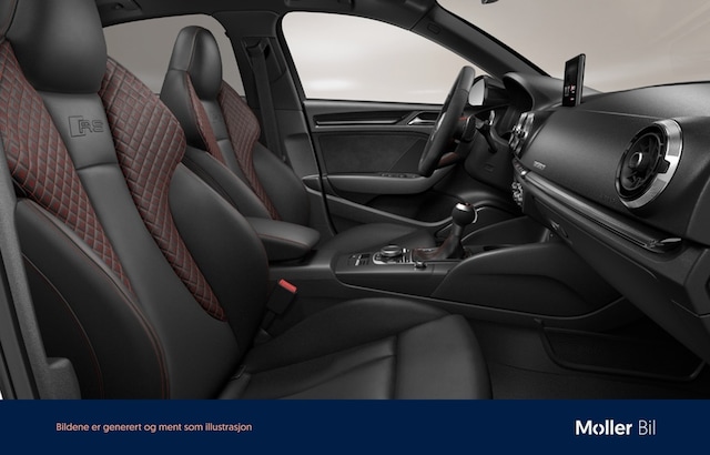 Bild som visar Audi RS 3 Sedan RS 3 Sedan 400 hk S tronic - för mer information kontakta din Audi Partner