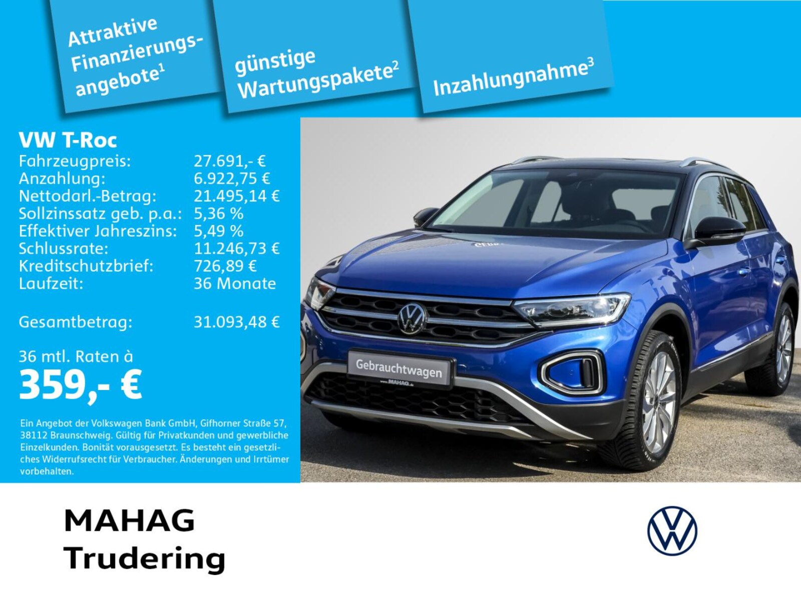 Volkswagen T-Roc – Bild 2