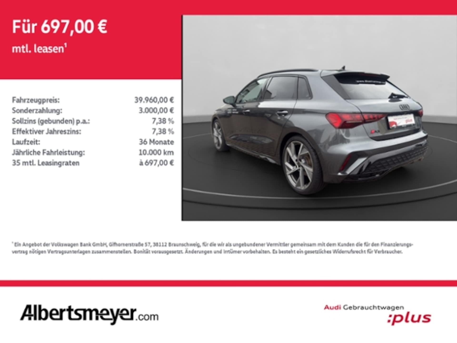 Audi A3 Sportback S line