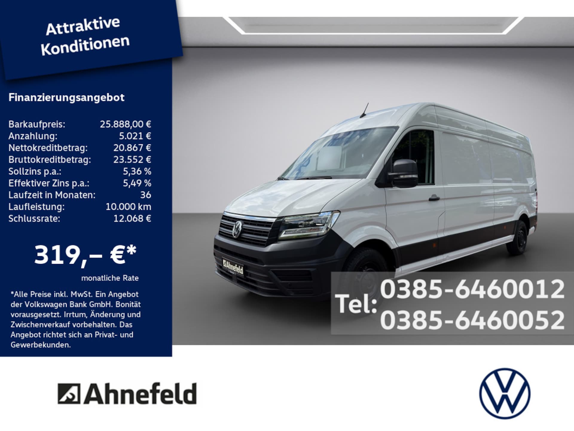 Volkswagen Crafter Kasten langer Radstand