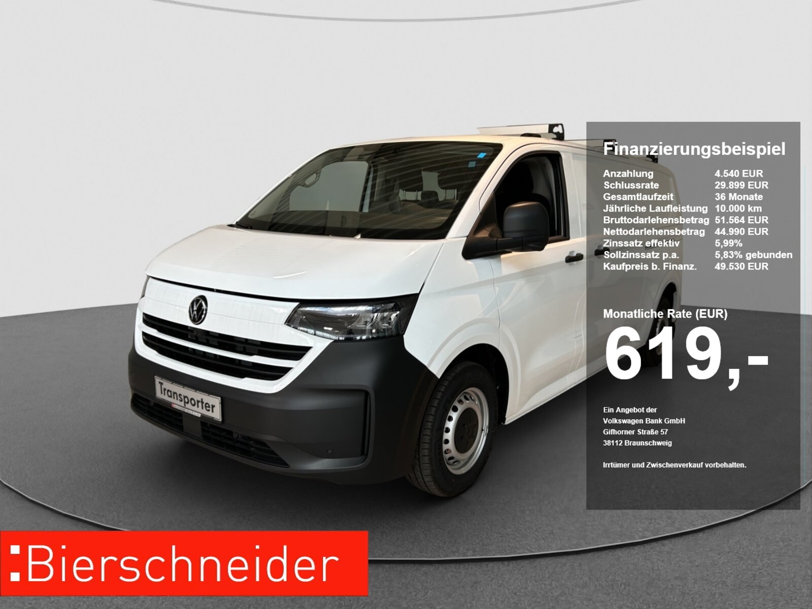 Volkswagen Transporter Kasten langer Radstand