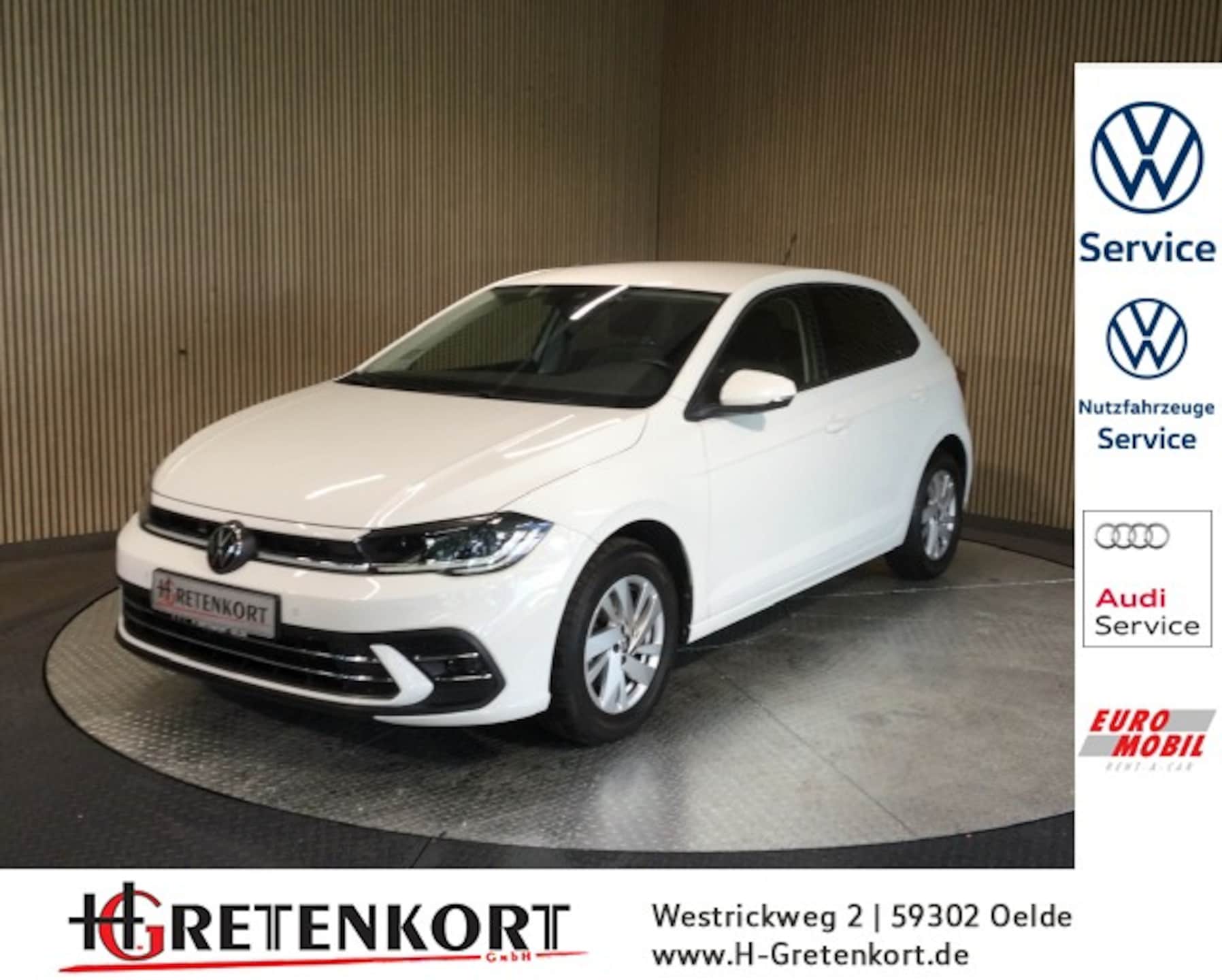 Volkswagen Polo 2022 — Polo 1.0 TSI DSG Style ACC IQ.LIGHT NAVI SHZ