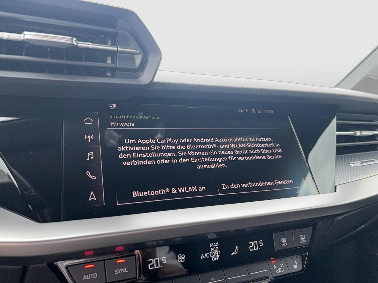 Bild über Audi A3 Sportback S line 35 TFSI S tronic - für weitere Informationen kontaktieren Sie den Audi Partner