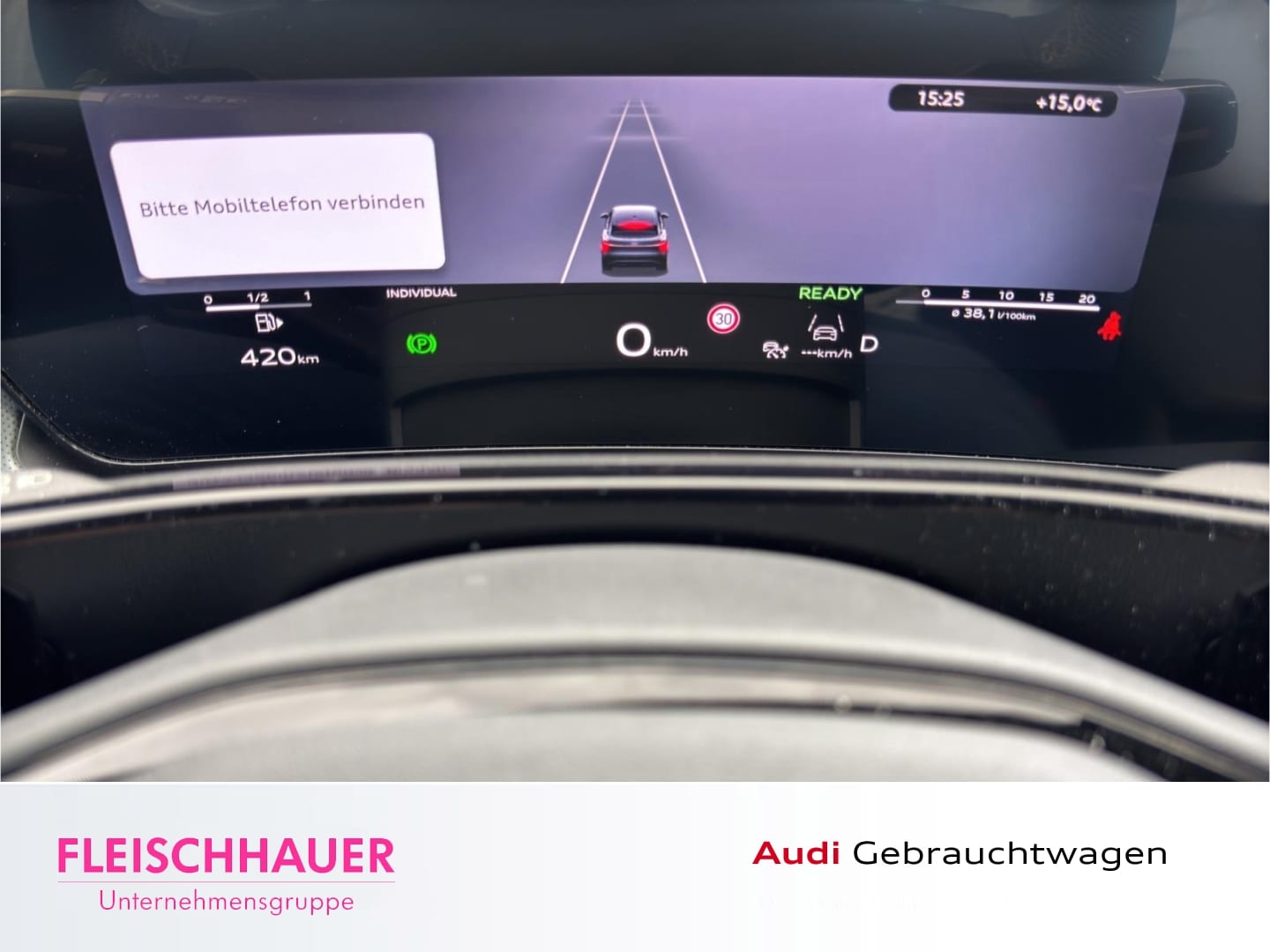 Bild über Audi Q3 Sportback TDI 110 kW S tronic - für weitere Informationen kontaktieren Sie den Audi Partner