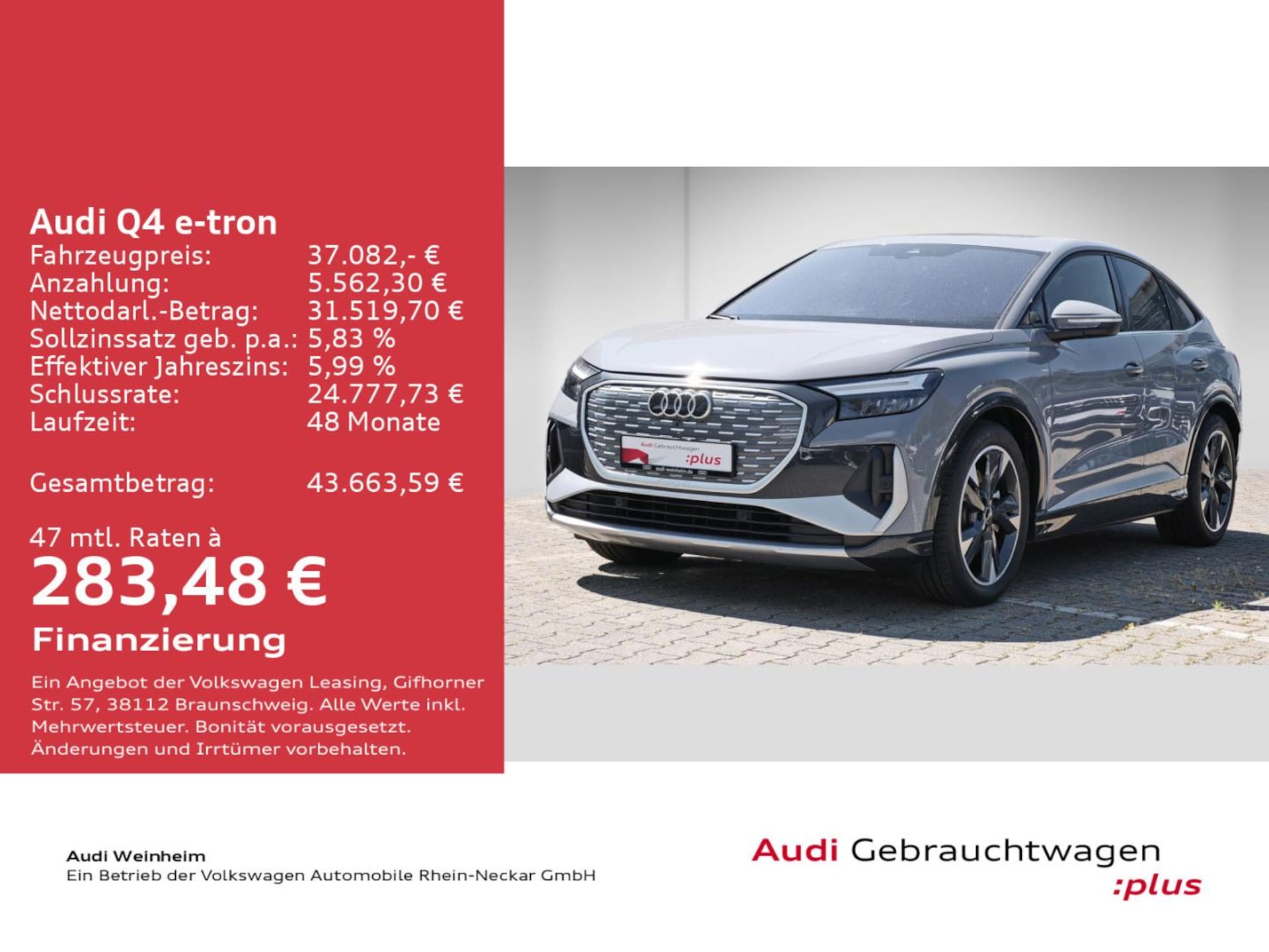Audi Q4 Sportback e-tron