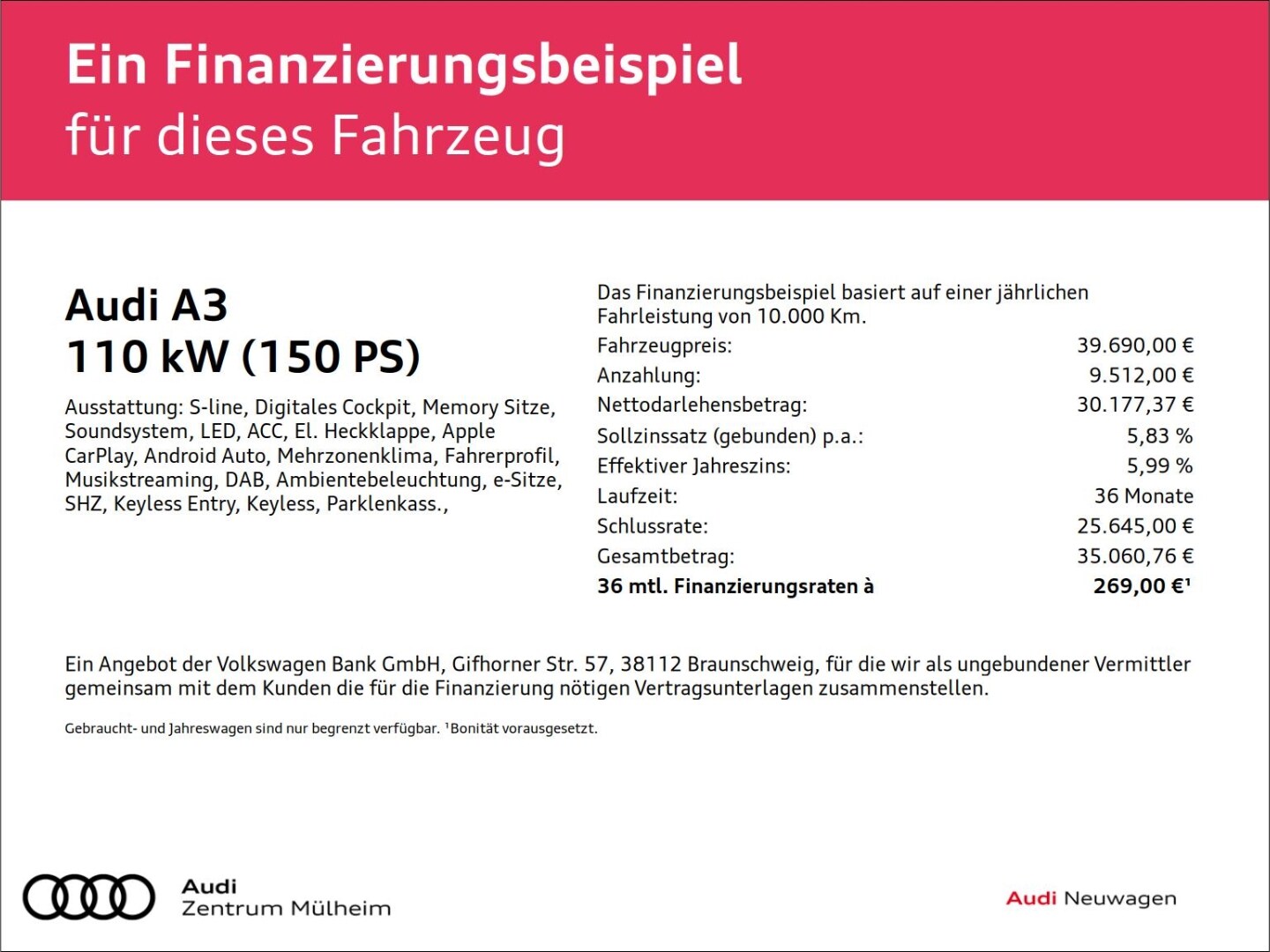 Image about Audi A3 Sportback S line 35 TFSI S tronic