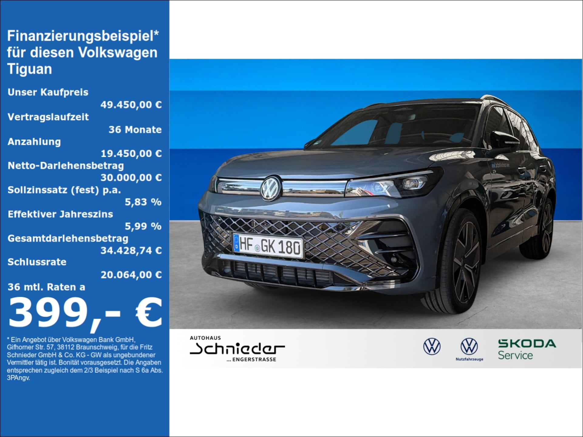 Volkswagen Tiguan — Volkswagen Tiguan R-Line 2,0l TDI BLACK STYLE AHK MATRIX HARMAN