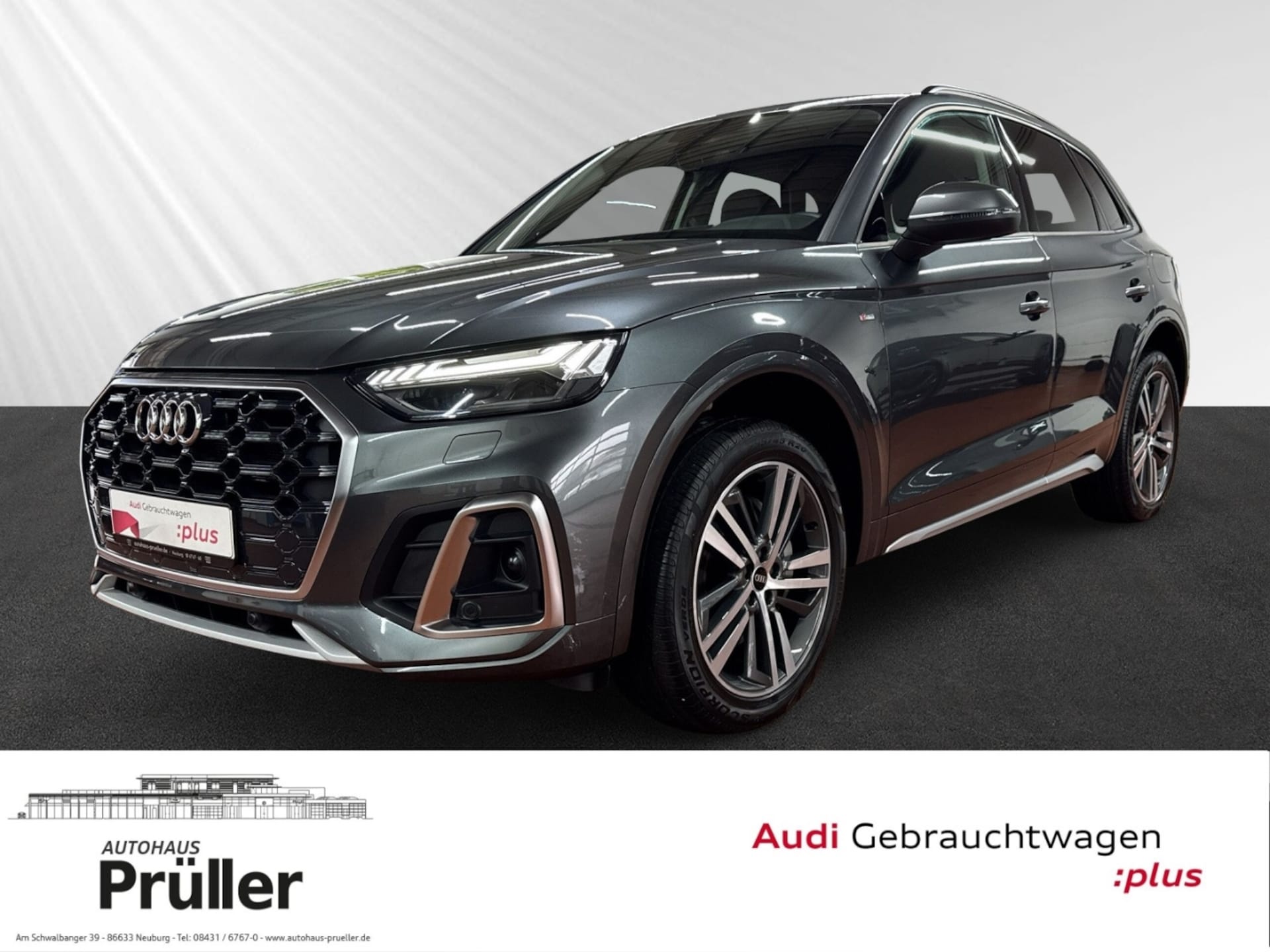 Audi Q5 TFSI e — Audi Q5 TFSI e S line 55 e quattro 270 kW (367 PS) S tronic 55 TFSI e S line qu tro ACC+Kamera+Matrix+Navi
