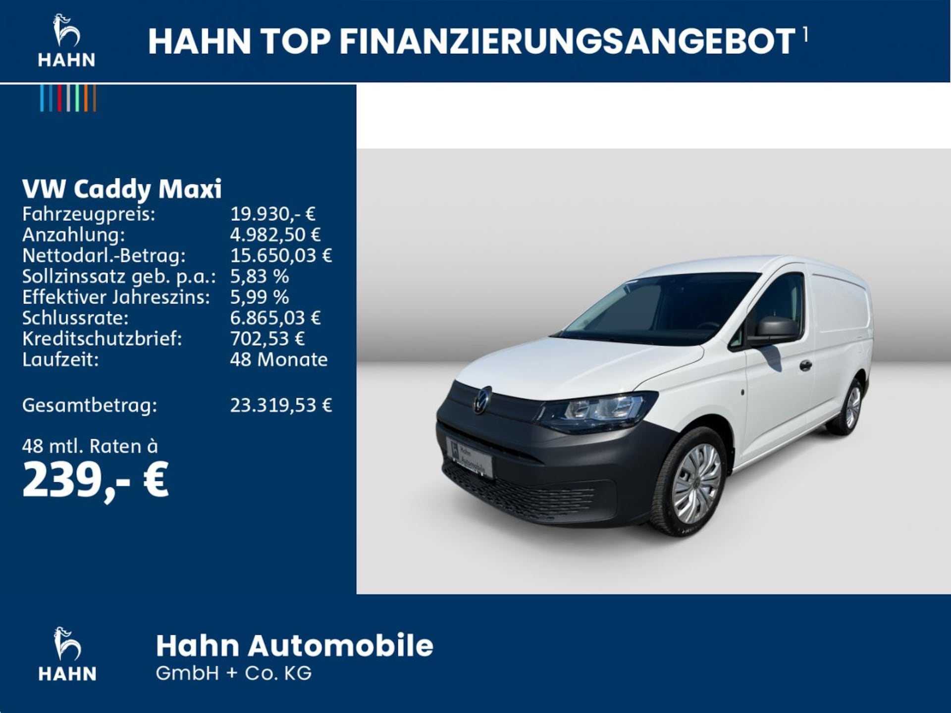 Volkswagen Caddy Maxi Cargo EcoProfi