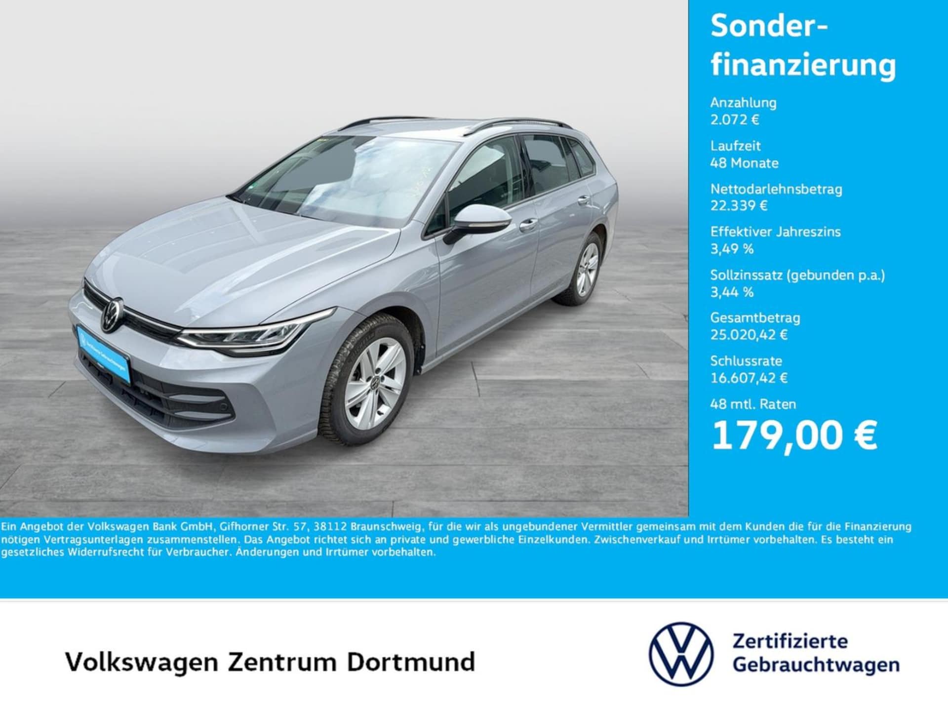 Volkswagen Golf Variant 2025 — Golf Variant VIII 1.5 LIFE AHK CAM ACC CARPLAY