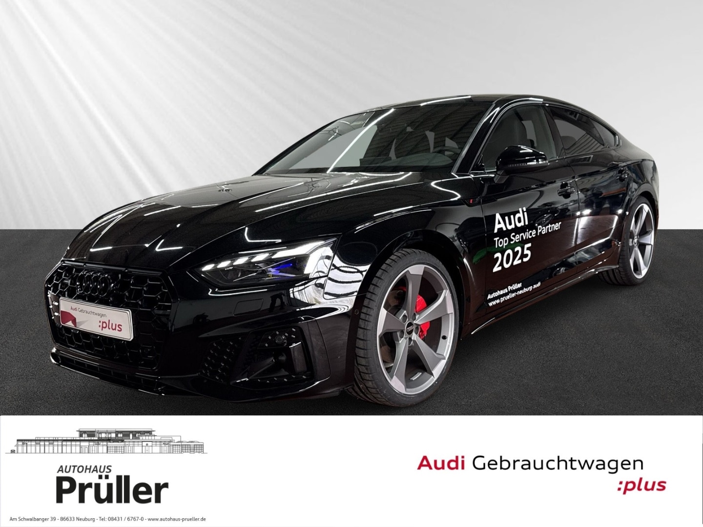 Bild über Audi A5 Sportback S line business 40 TDI quattro S tronic - für weitere Informationen kontaktieren Sie den Audi Partner