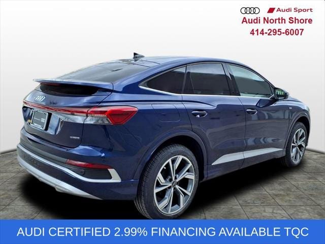 Used 2023 Audi Q4 Sportback e-tron Premium Plus with VIN WA132BFZXPP066270 for sale in Brown Deer, WI