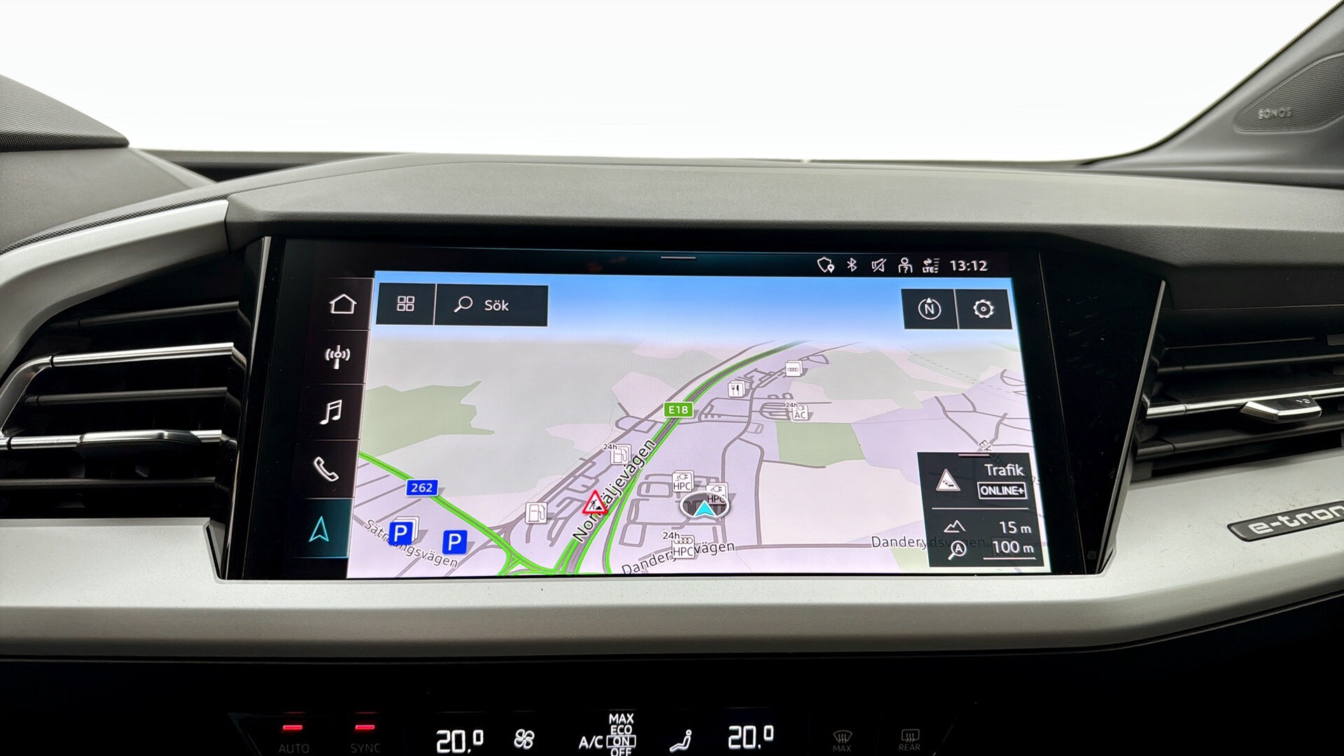 Bild som visar&nbsp;Audi Q4 e-tron&nbsp;Q4 45 e-tron quattro Proline 195,00 kW - för mer information kontakta din Audi Partner