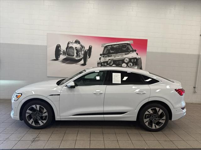 Used 2022 Audi e-tron Sportback Premium Plus with VIN WA12AAGE2NB030605 for sale in Naperville, IL