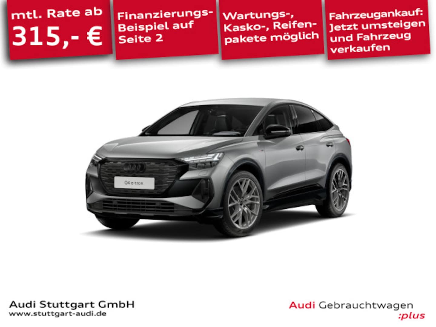 Bild über Audi Q4 Sportback e-tron 40 e-tron - für weitere Informationen kontaktieren Sie den Audi Partner