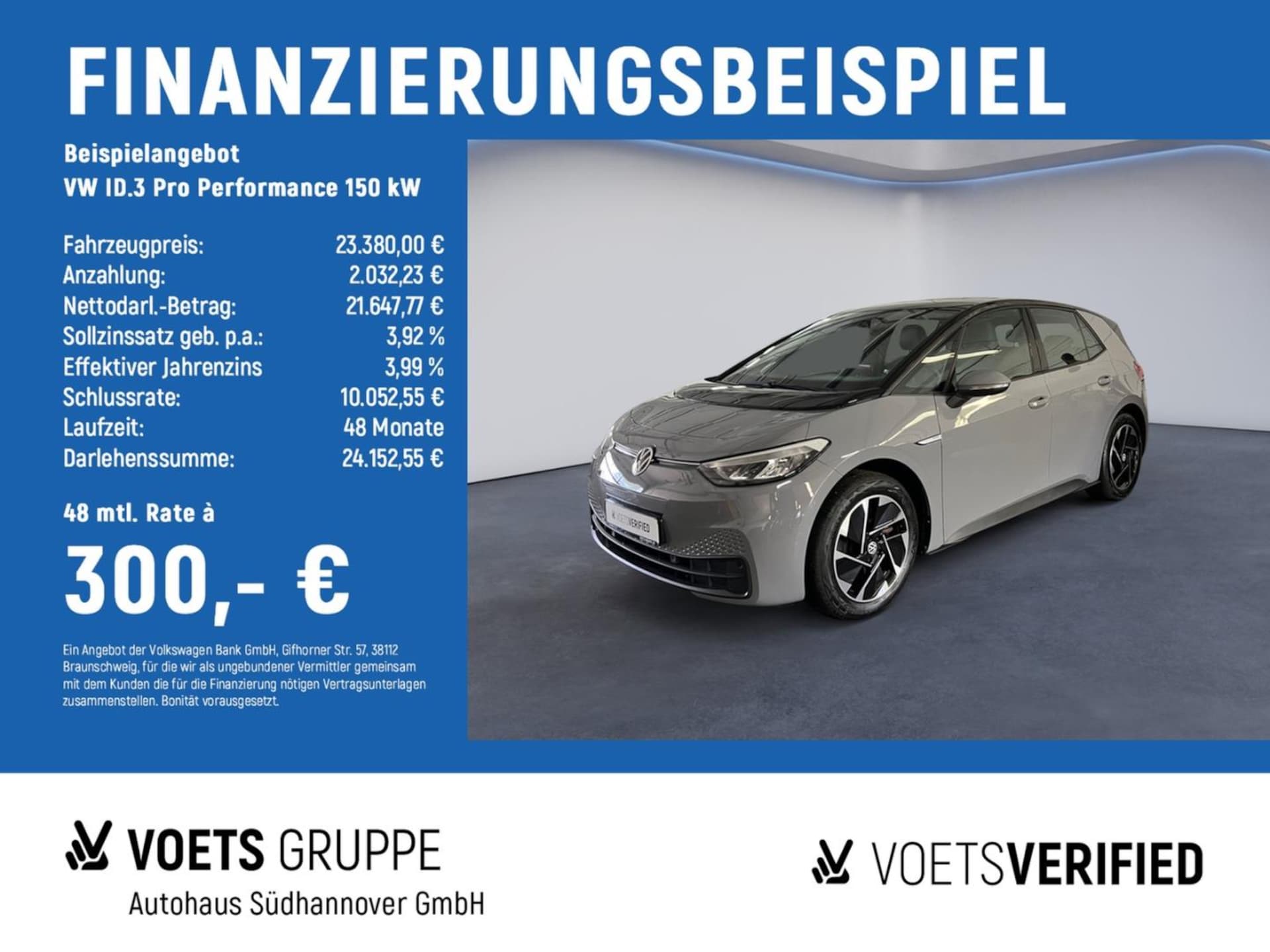 Volkswagen ID.3 — Volkswagen ID.3 ID.3 Pro Performance 150 kW Wärmepumpe+LED+ACC