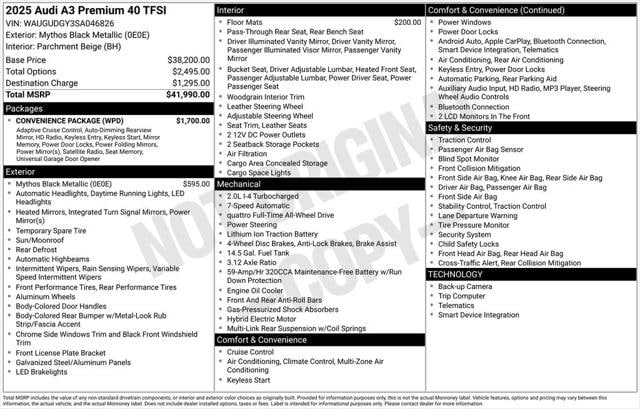 2025 Audi A3 Premium - Photo 74