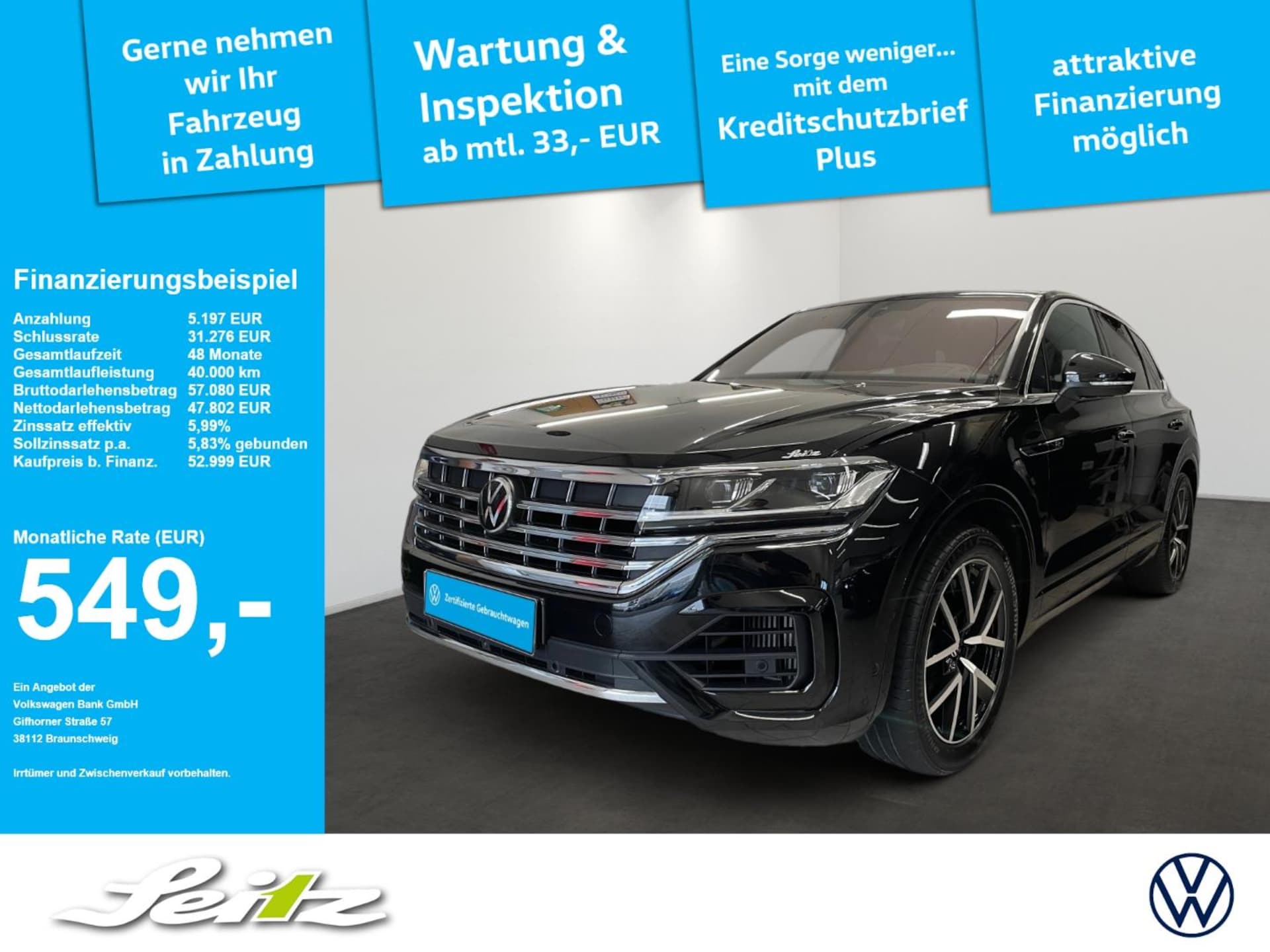 Volkswagen Touareg — Volkswagen Touareg 3.0 TSI 4M R-Line *AHK*DYNAUDIO*LED*