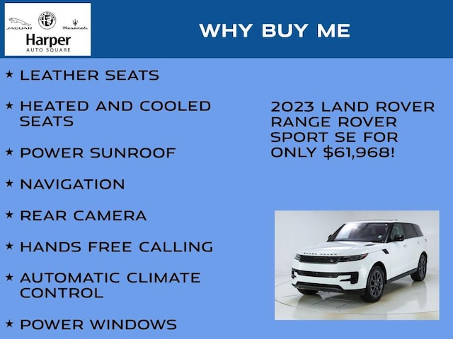 2023 Land Rover Range Rover Sport