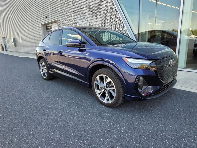 Certified 2023 Audi Q4 Sportback e-tron Premium Plus with VIN WA132BFZ8PP042372 for sale in Mechanicsburg, PA