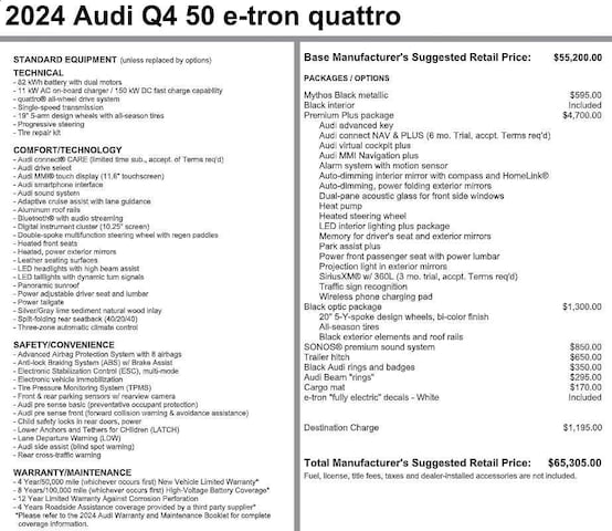 2024 Audi Q4 e-tron