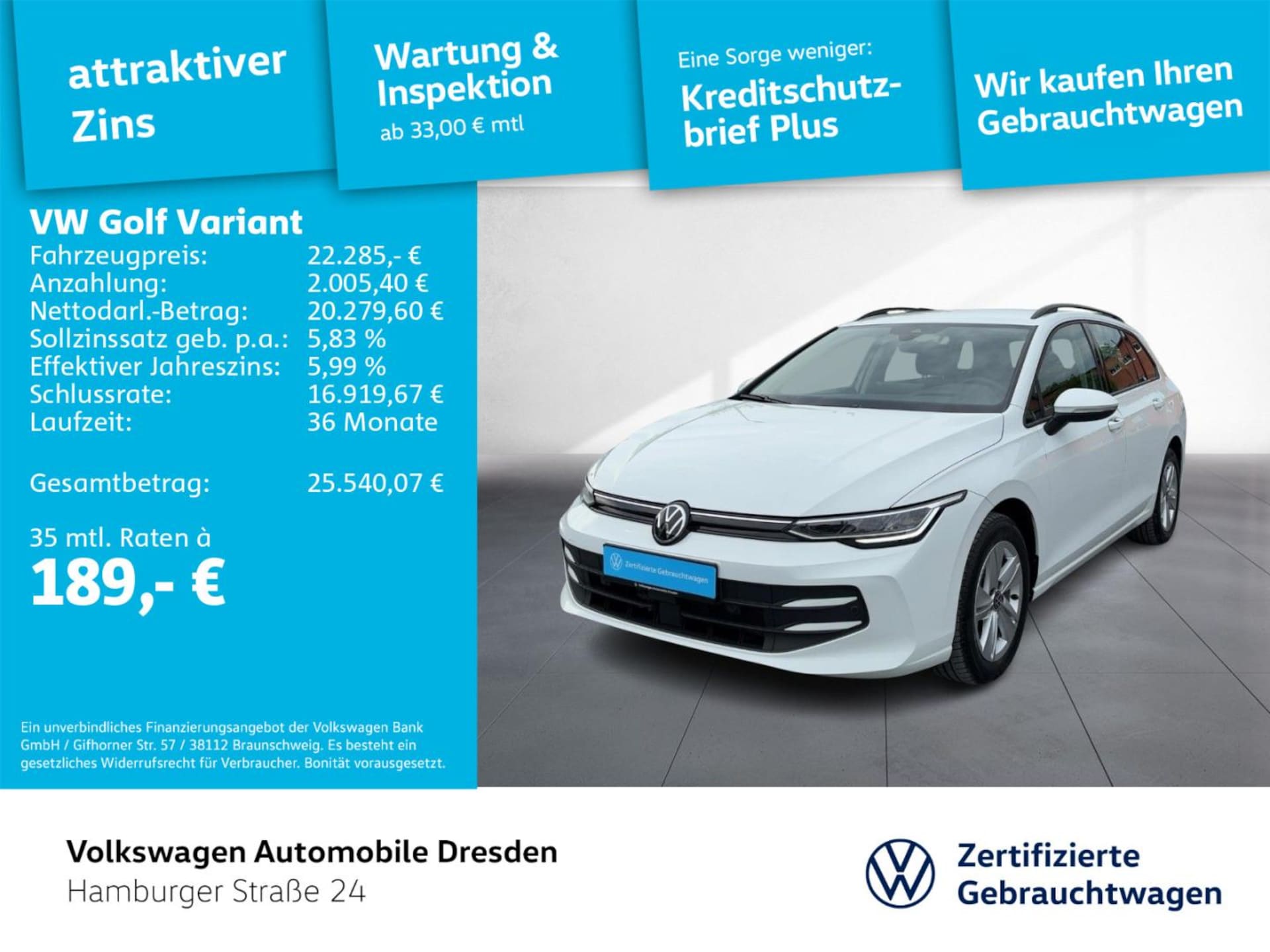 Volkswagen Golf Variant Life