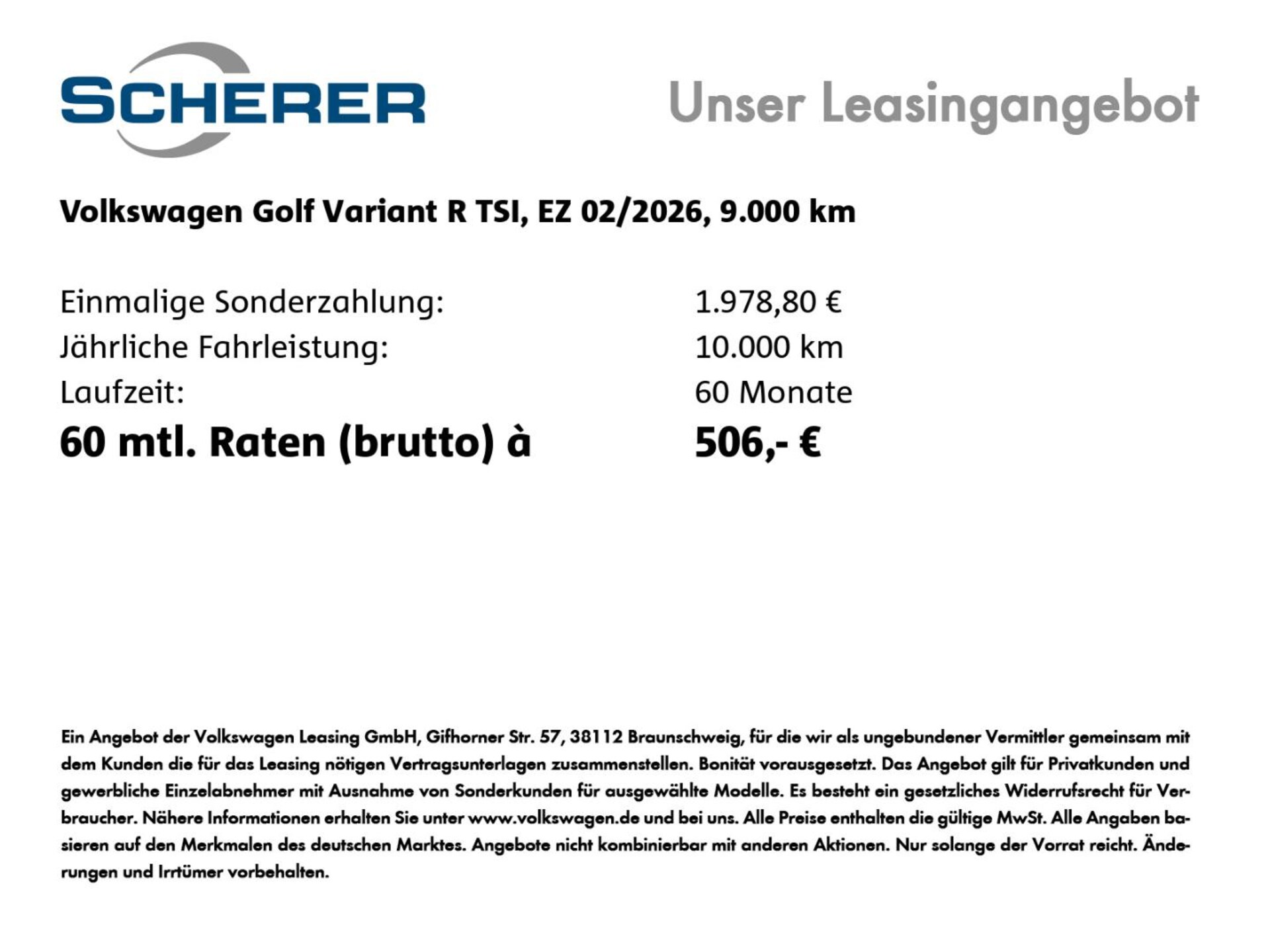 Volkswagen Golf Variant R