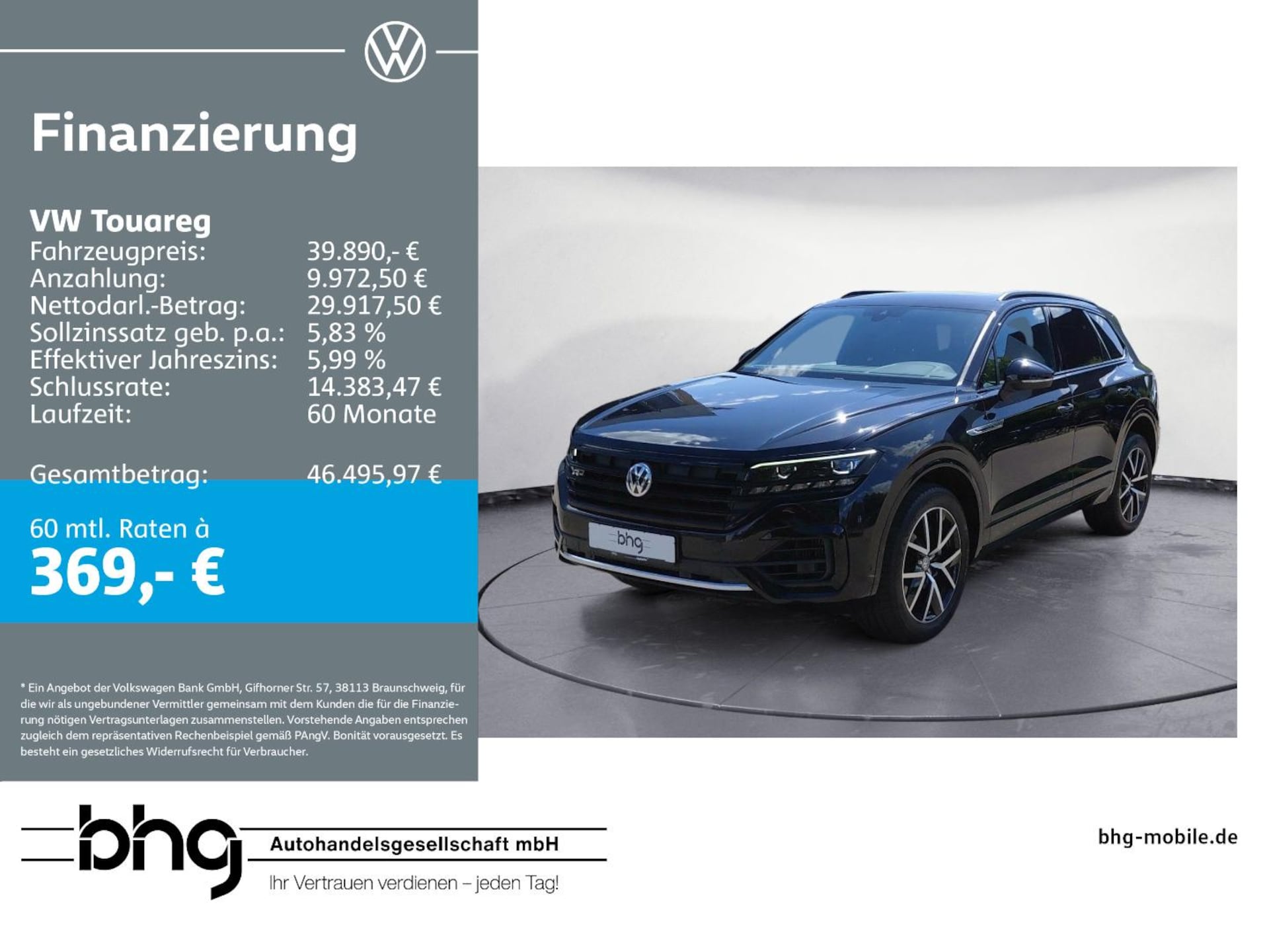 Volkswagen Touareg Basis-Modell