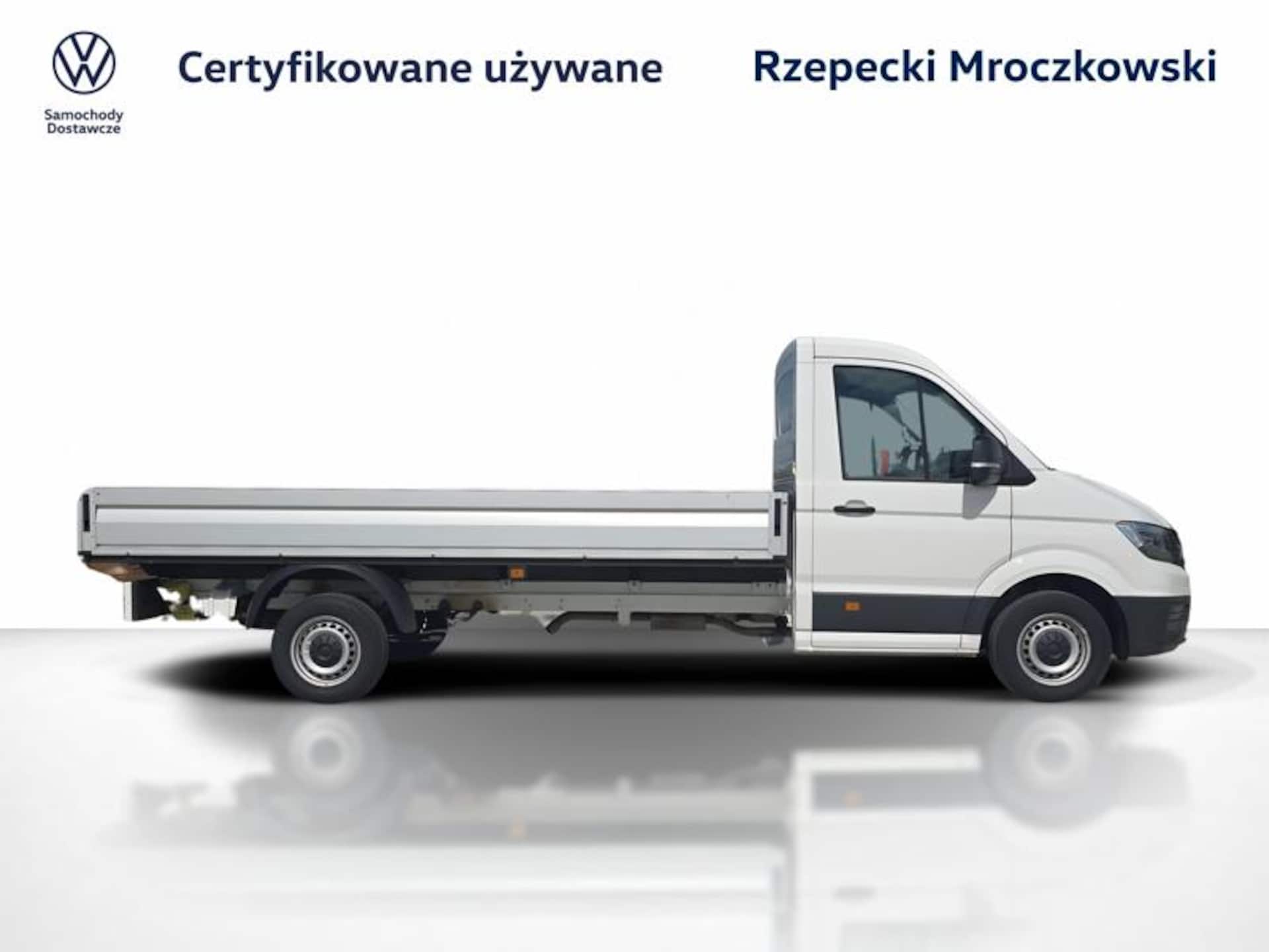 Volkswagen Crafter z pojedyńczą kabiną z długim rozstawem osi