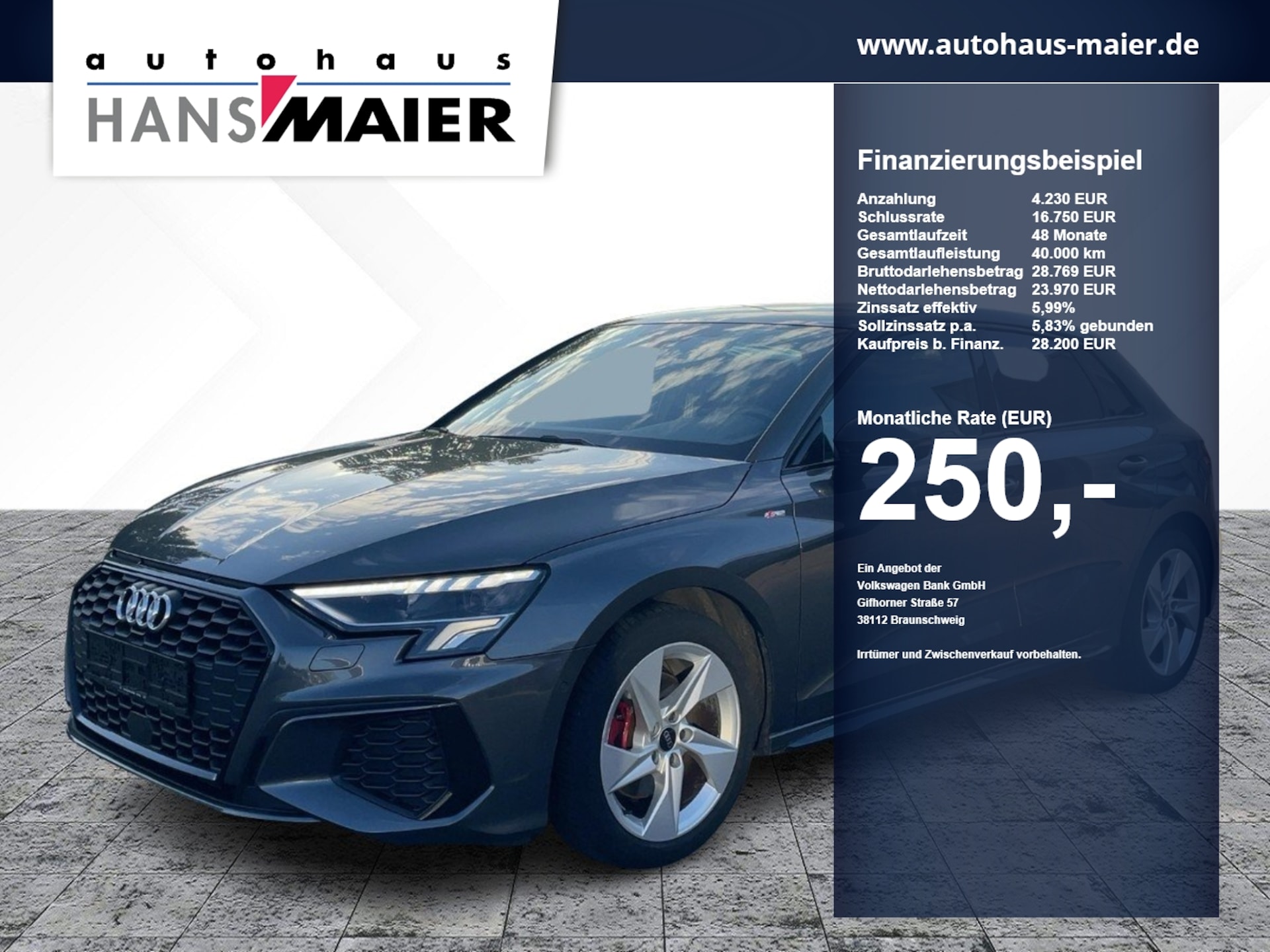 Audi A3 Sportback 2023