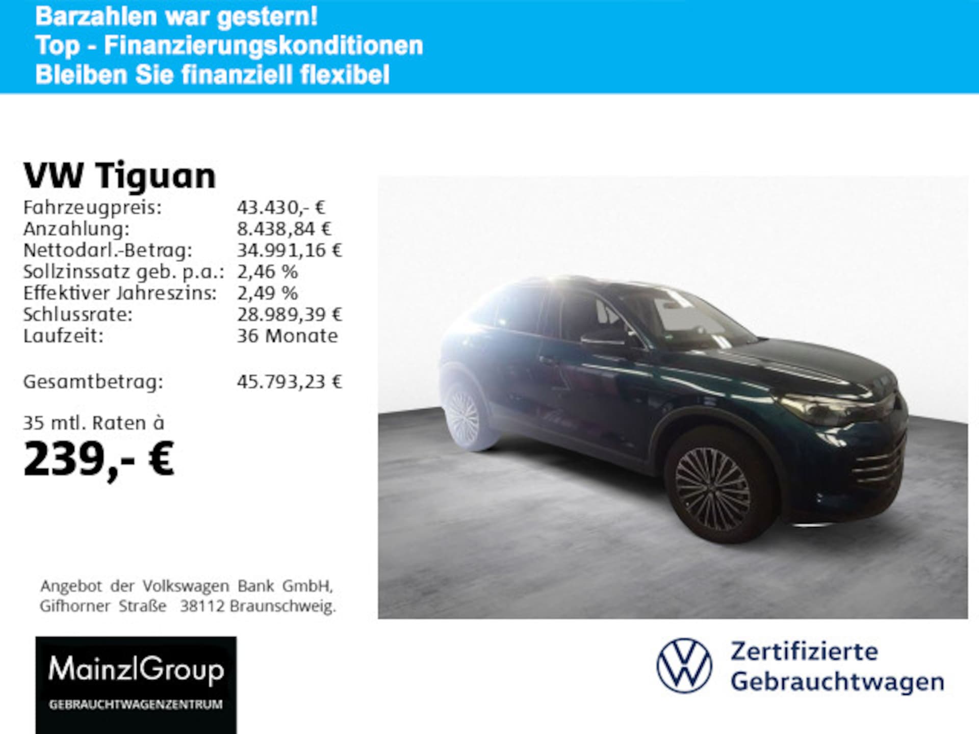 Volkswagen Tiguan Elegance