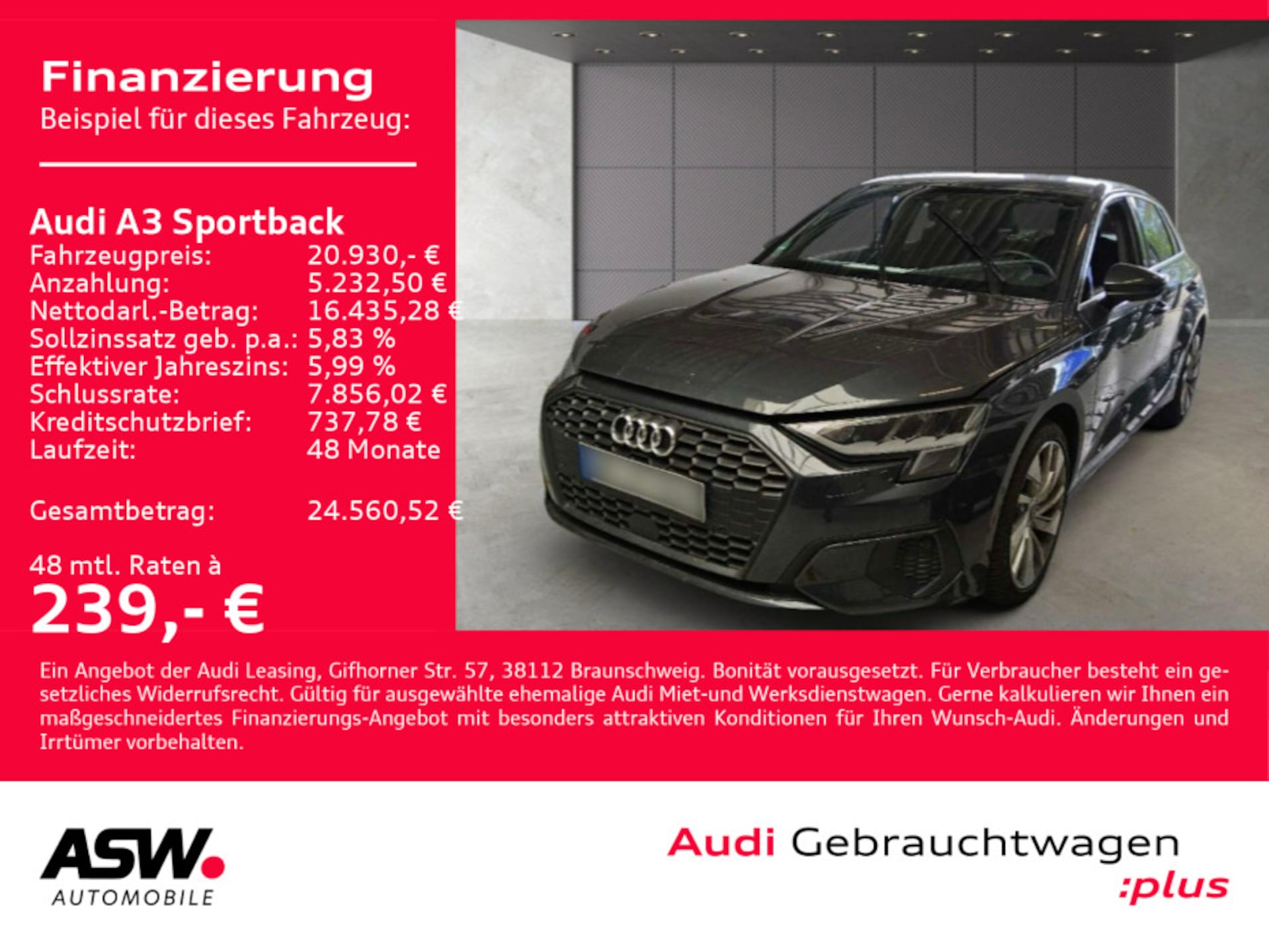 Audi A3 Sportback