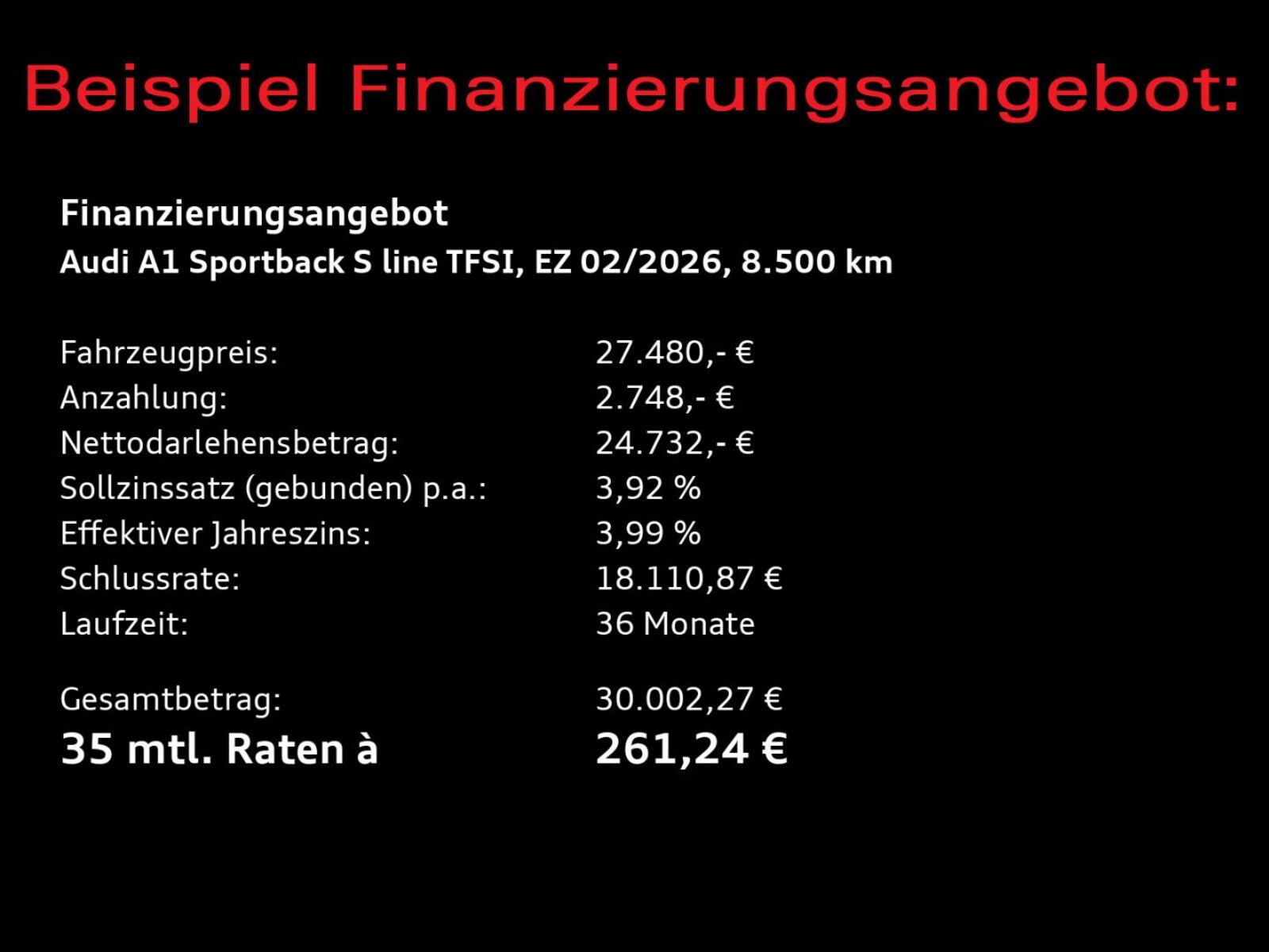 Audi A1 Sportback – Bild 4